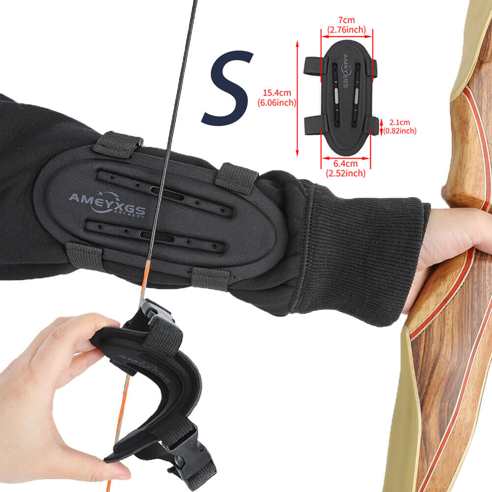 Archery Arm Guard Forearm Protector Adjustable Strap Protective Equipment Hunting