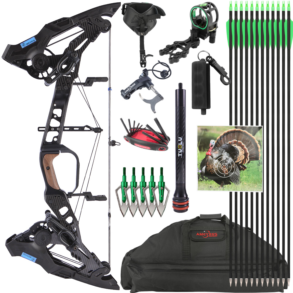 Raptor Dual-Use CNC Compound Bow 60lbs 460FPS