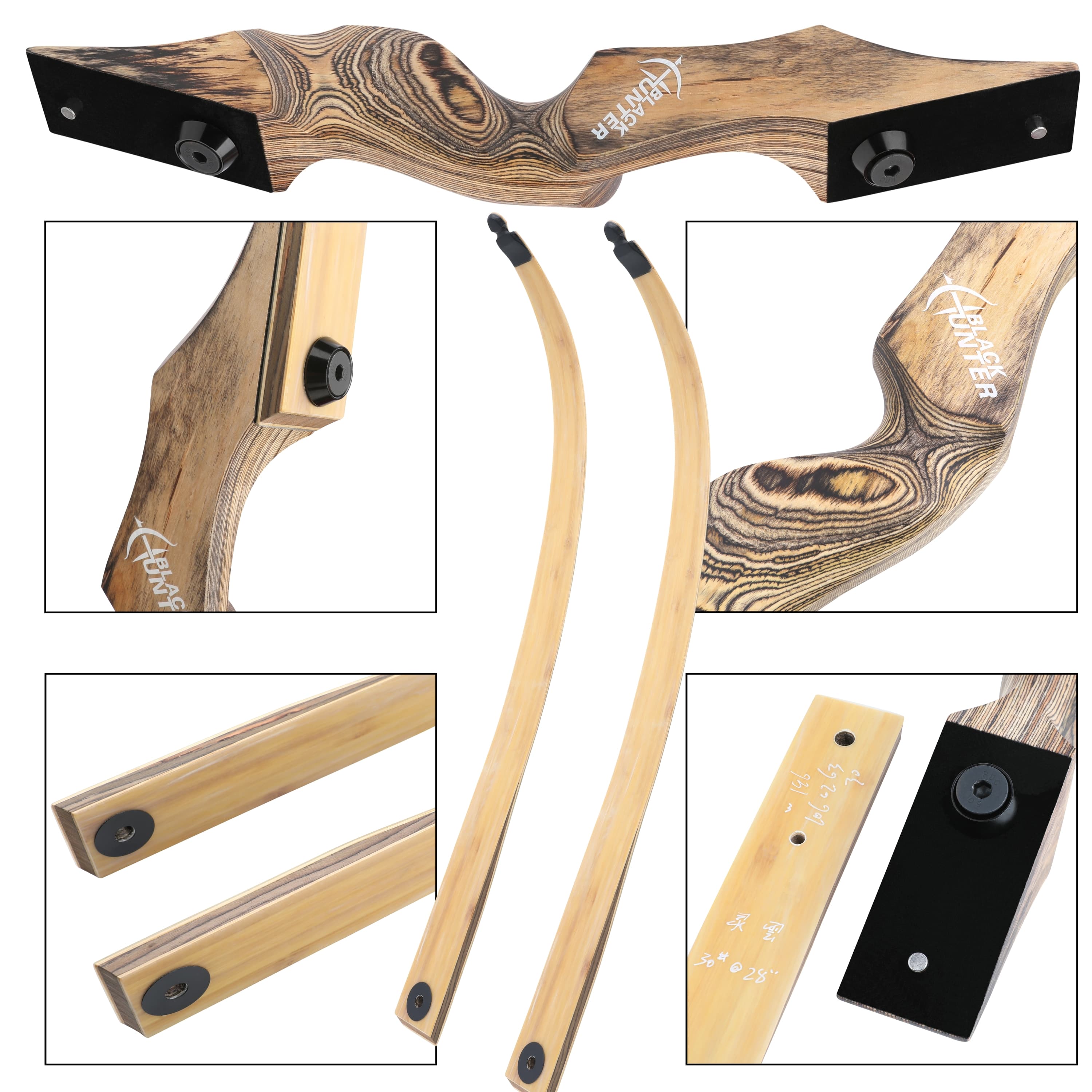 Archery 20-50lbs F Recurve Bow Kit Takedown Bow