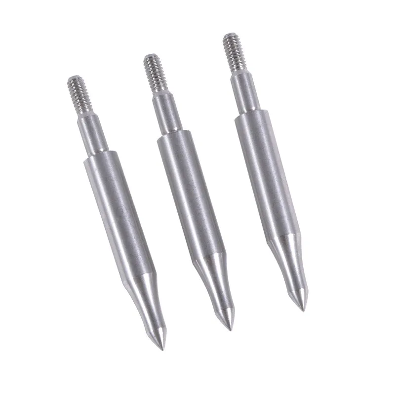 24pcs 75/100/125/150/200/250/300grain Shooting Arrowhead Steel Target Arrow Point Tips For Hunting Archery Sports Broadheads