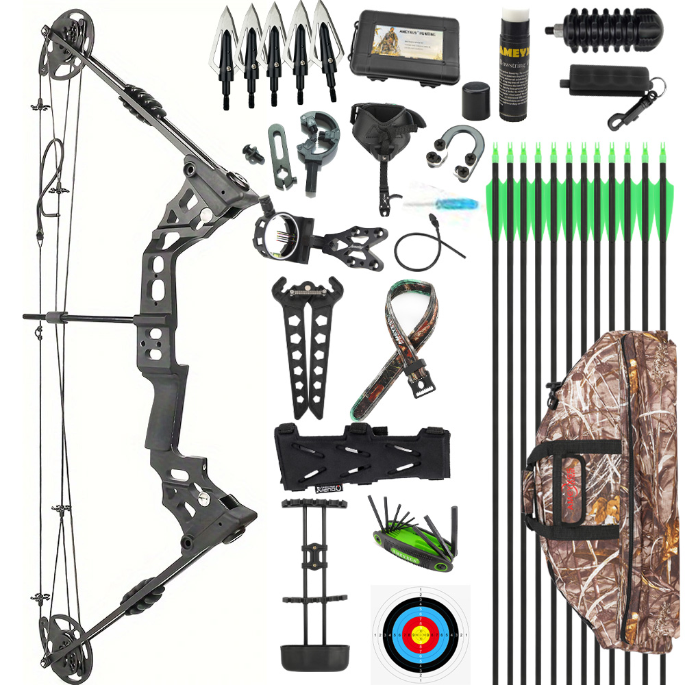 Junxing Dragon Claw X8 Compound Bow Kit 20-70lbs 320FPS