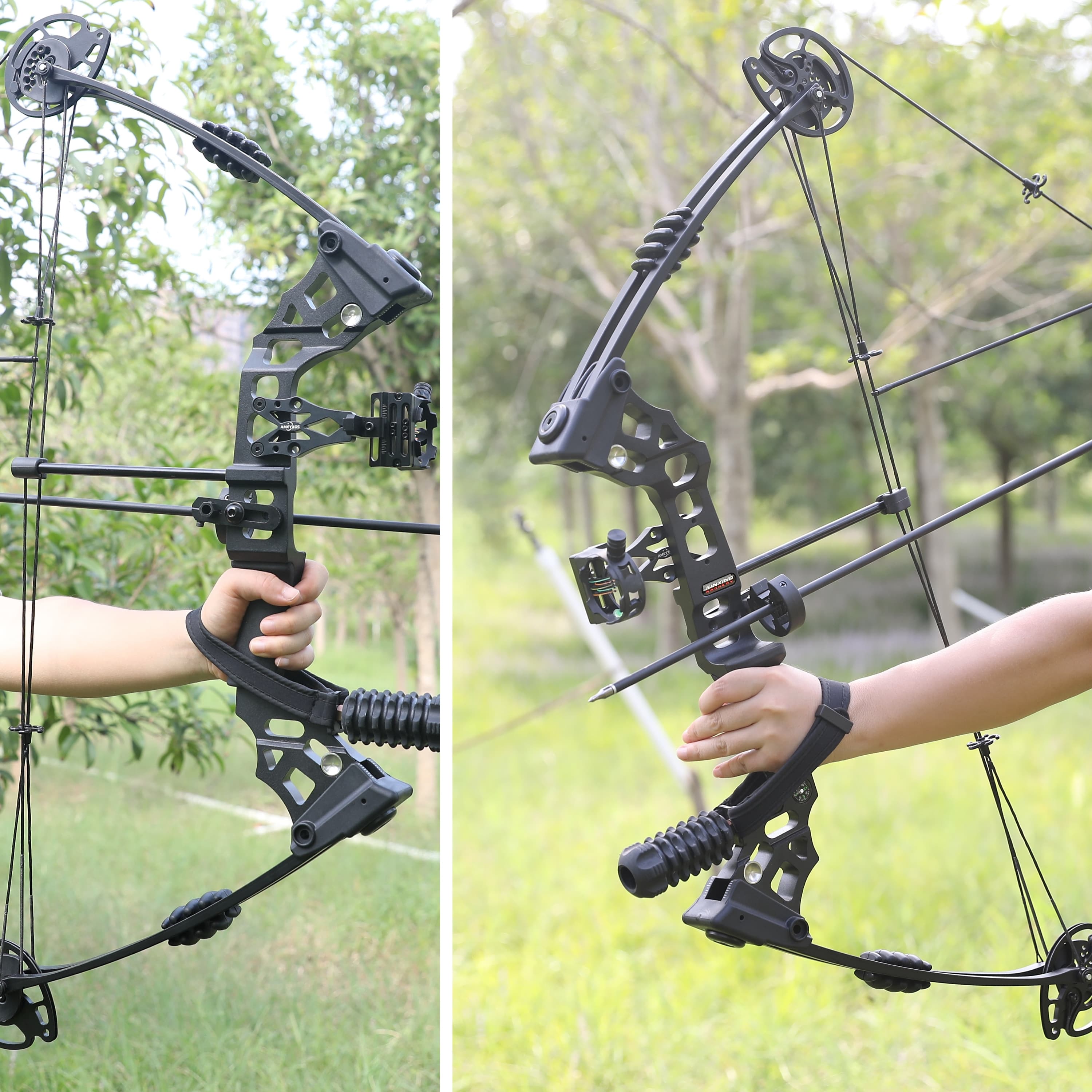 Compound Bow 20-70lbs Archery Set Target Hunting LH RH