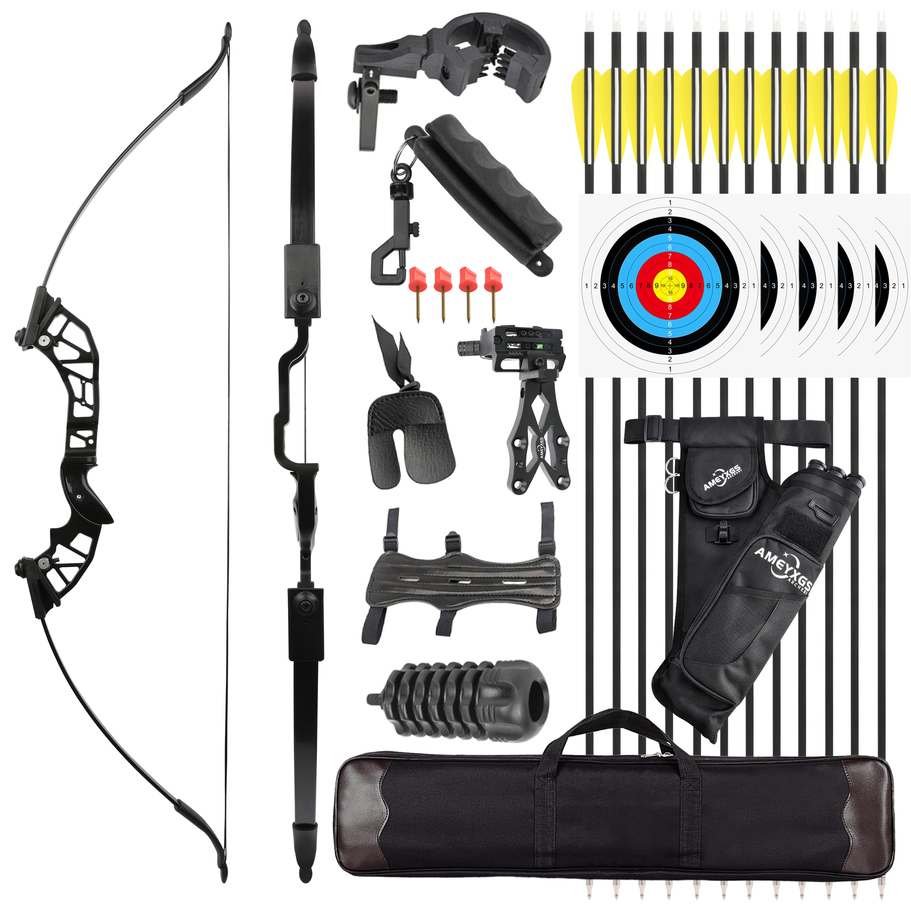Archery Adjustable 30-532LBS Straight/Recurve Bow Target