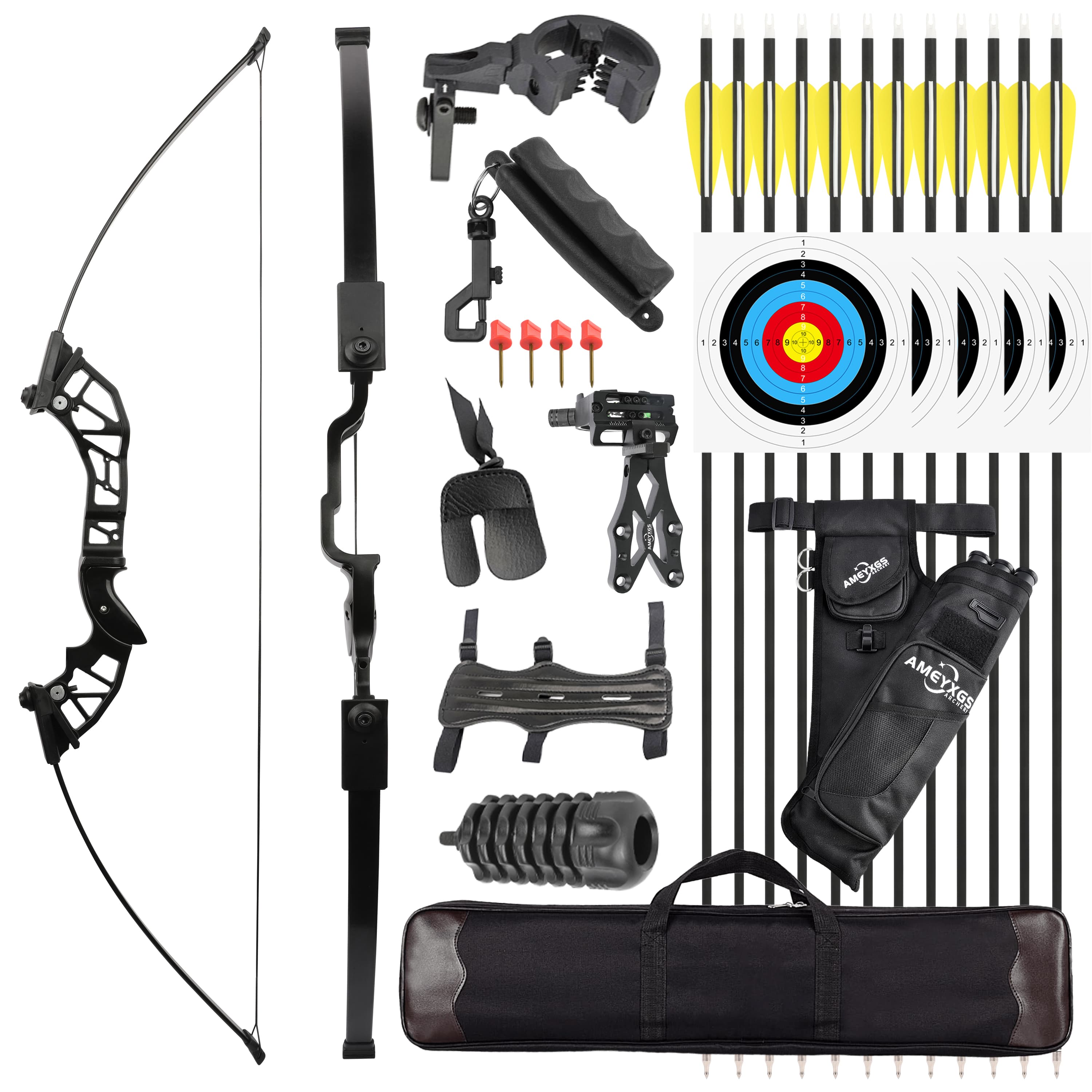 Archery Adjustable 30-532LBS Straight/Recurve Bow Target