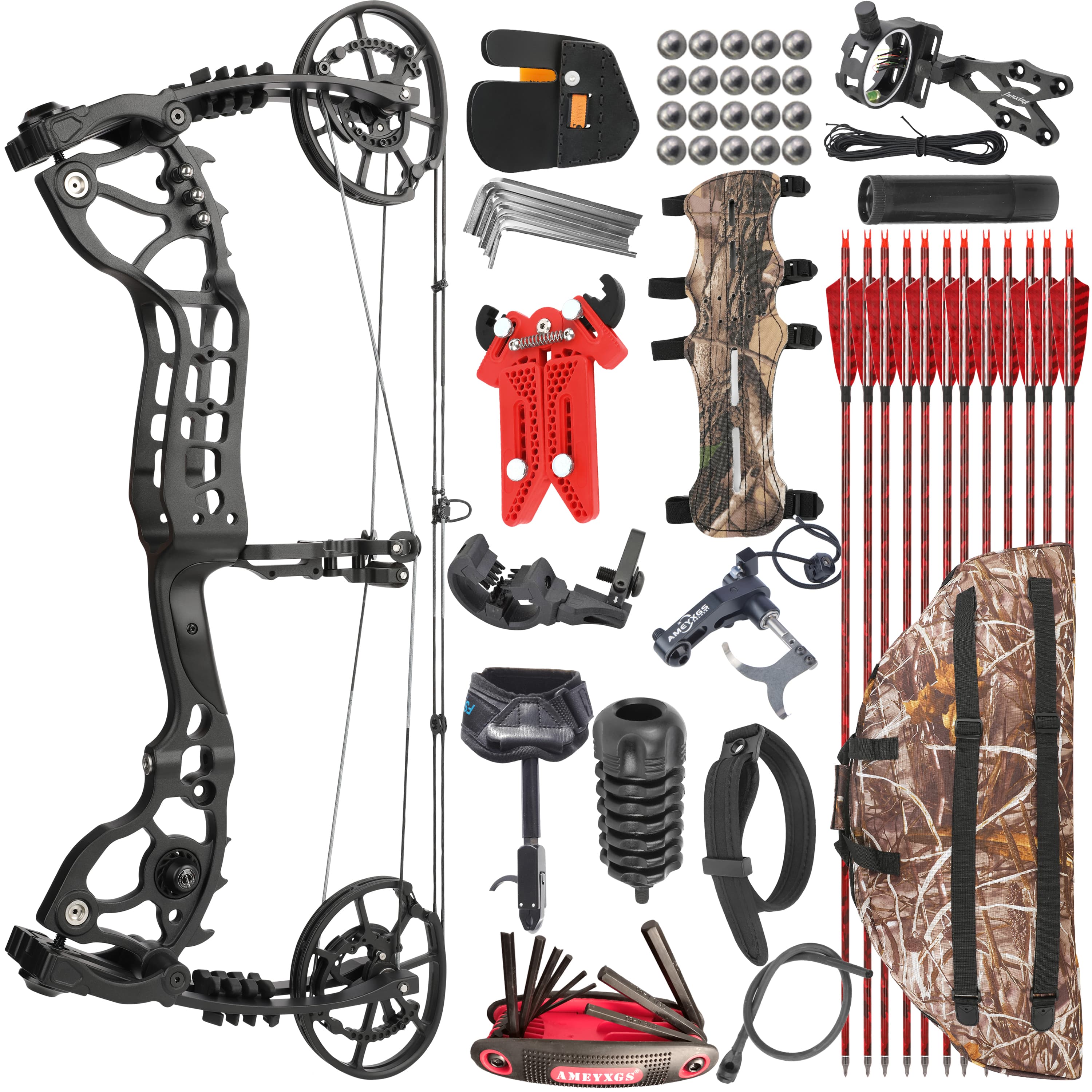 20-70lbs Dual-Purpose Compound Bow Set Target Archery