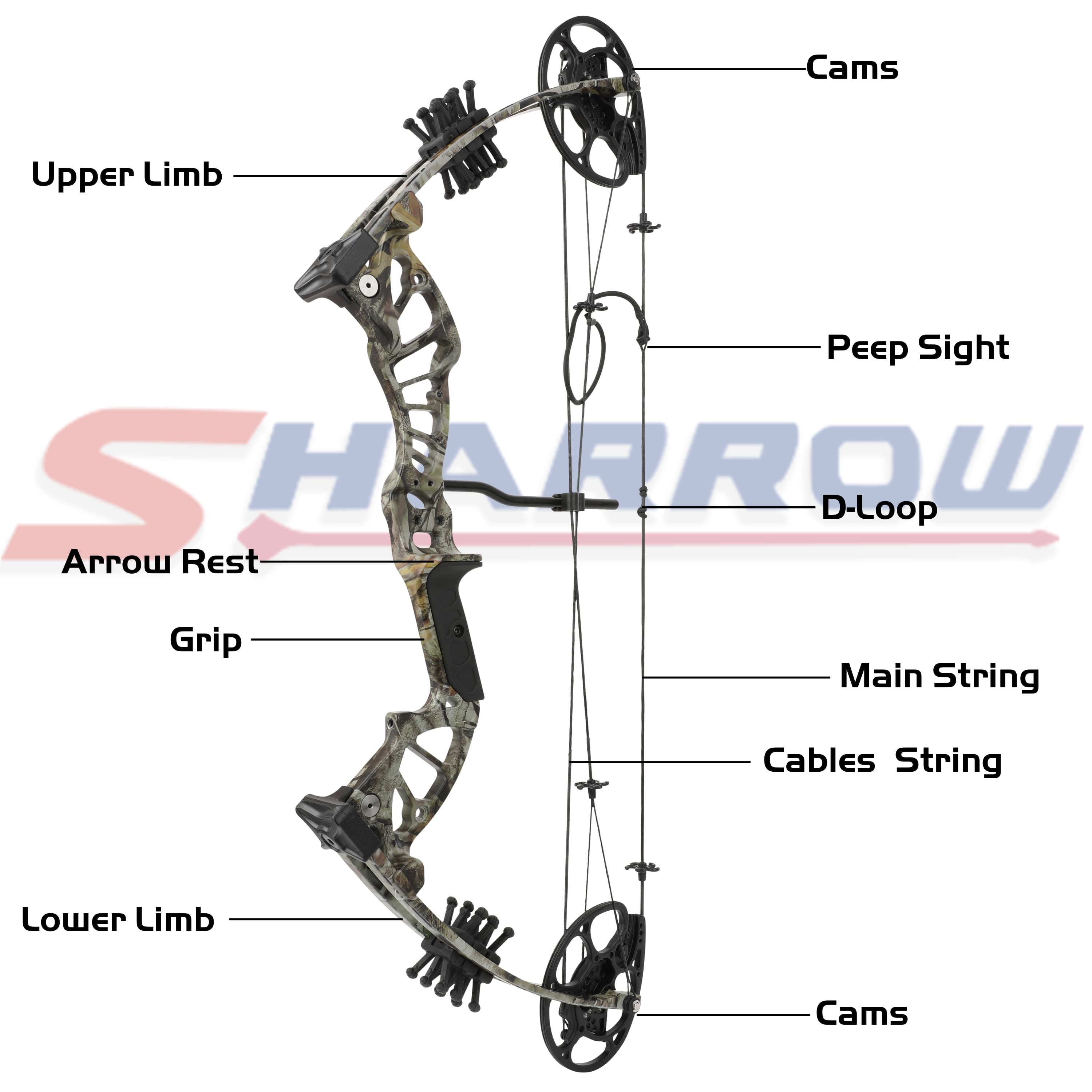 15-45lbs Youth Compound Bow Set Target Archery