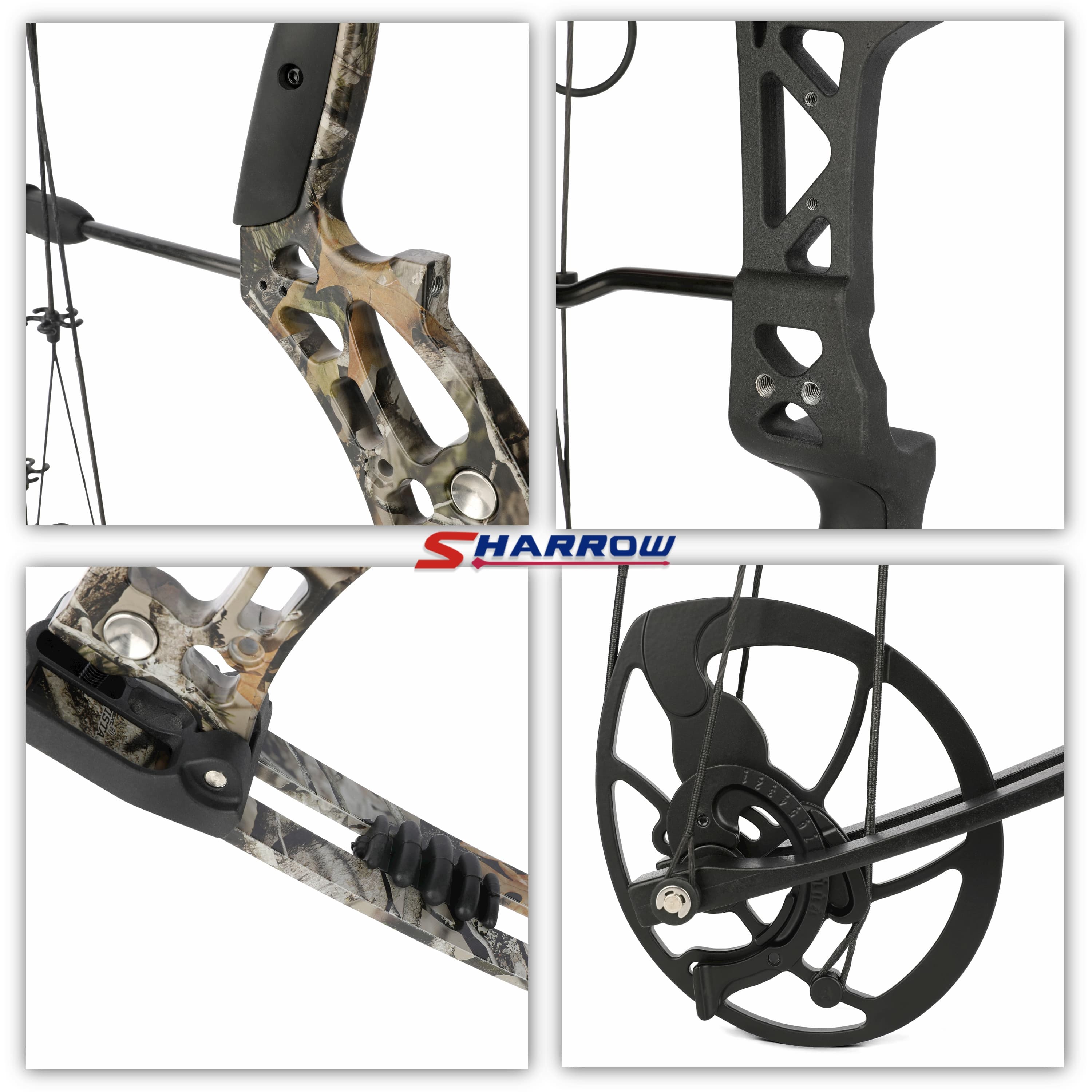 Compound Bow Set 30-70lbs 75% Let-off 30.5" Short ATA