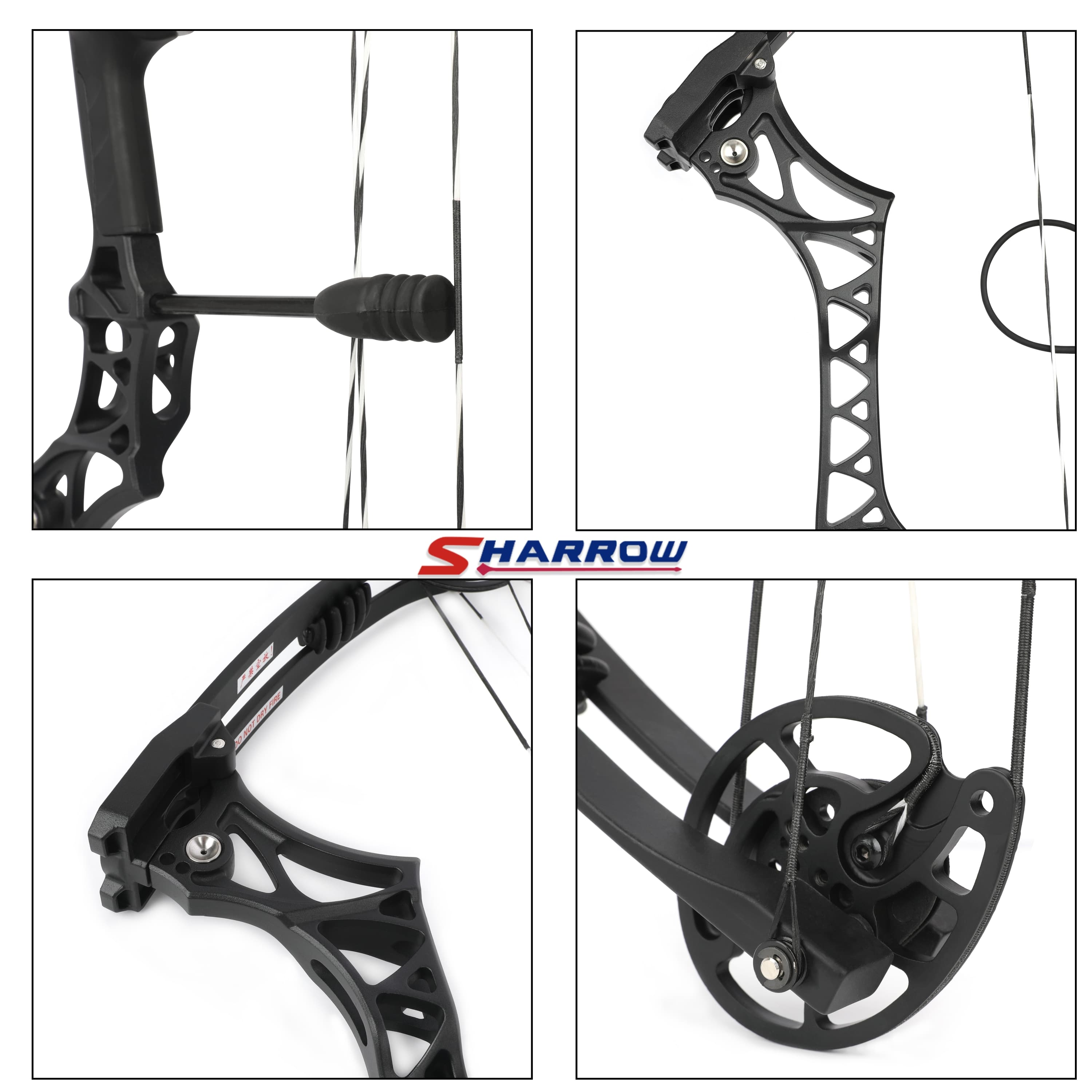  40" Compound Bow 30-55lbs Adjustable Multi-color Options