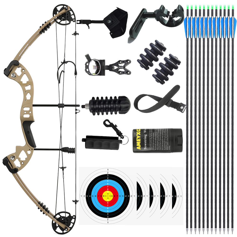 Compound bow Kit with Reel 30–55lbs Adjustable