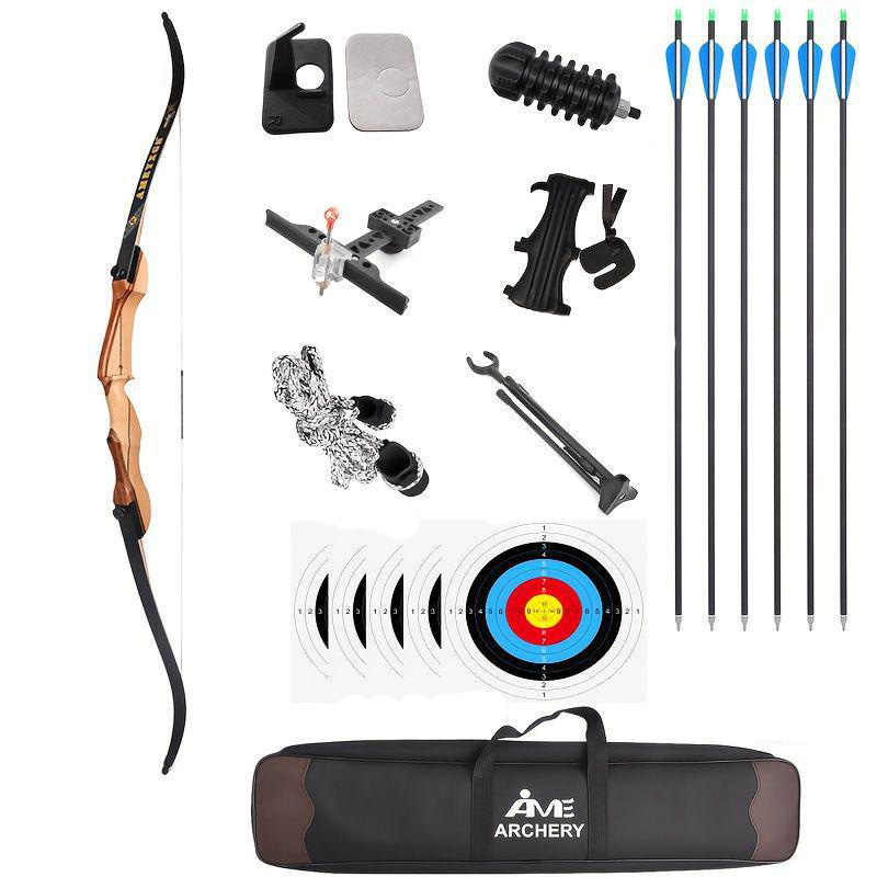 68" Recurve Bow Set 34lbs – Complete Archery