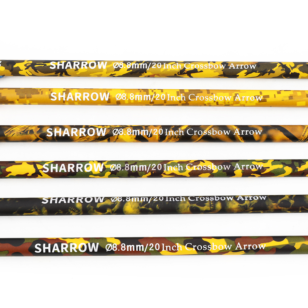 Crossbow Arrows by SHARROW 125 Grains with Shield Feathers