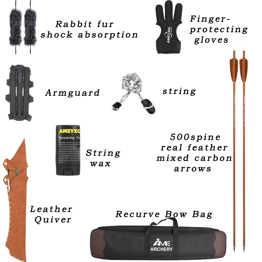 Blue Demon Recurve Bow – Adjustable 20-60lb Hunting & Training