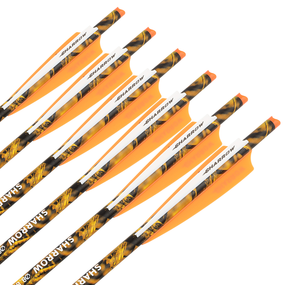 Crossbow Arrows by SHARROW 125 Grains with Shield Feathers