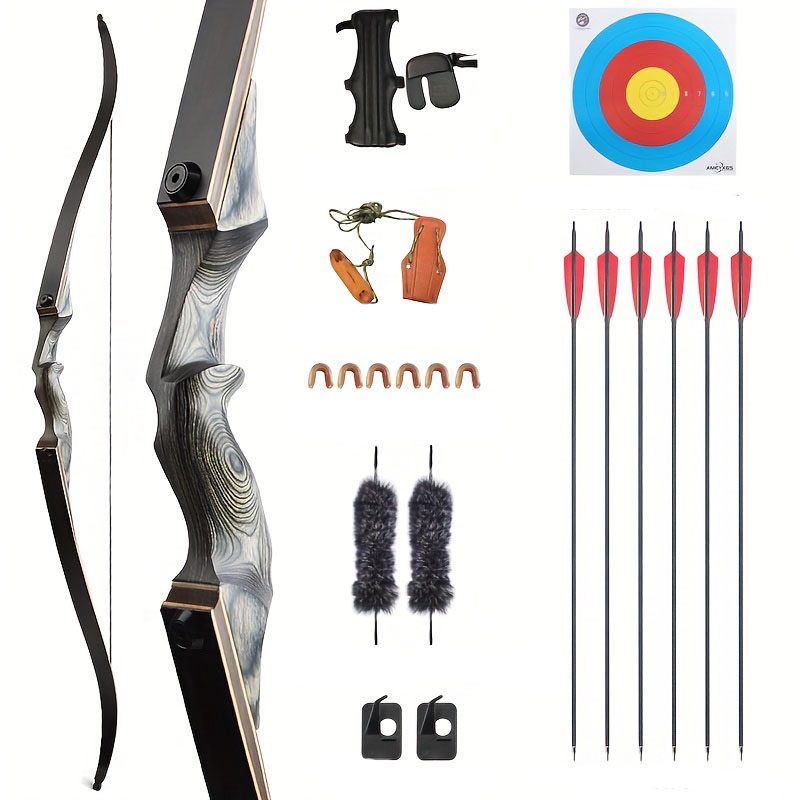 Black Hunter Detachable Bow – 60in, Blue Handle