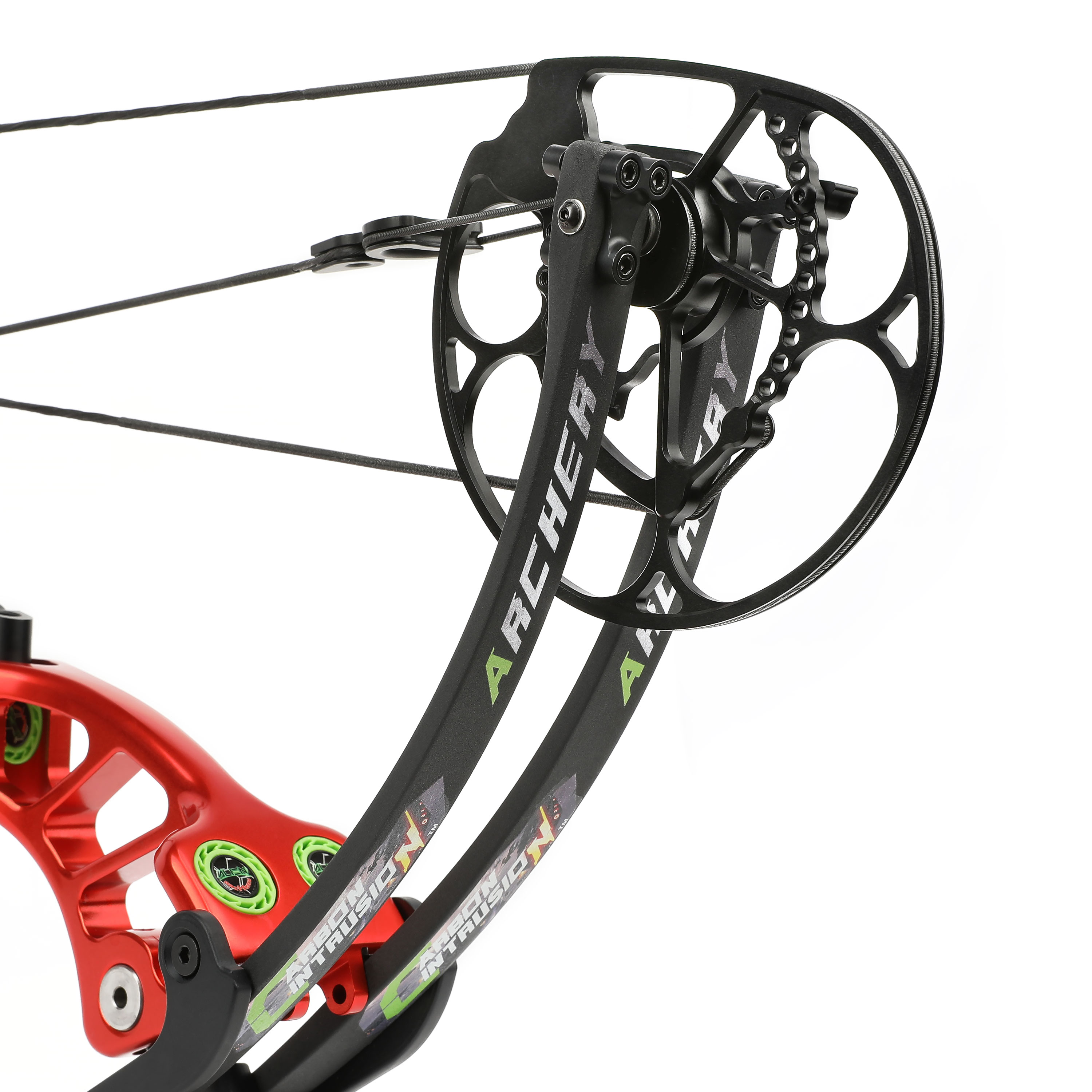 High-Performance Compound Bow (Red) 85% Let-Off