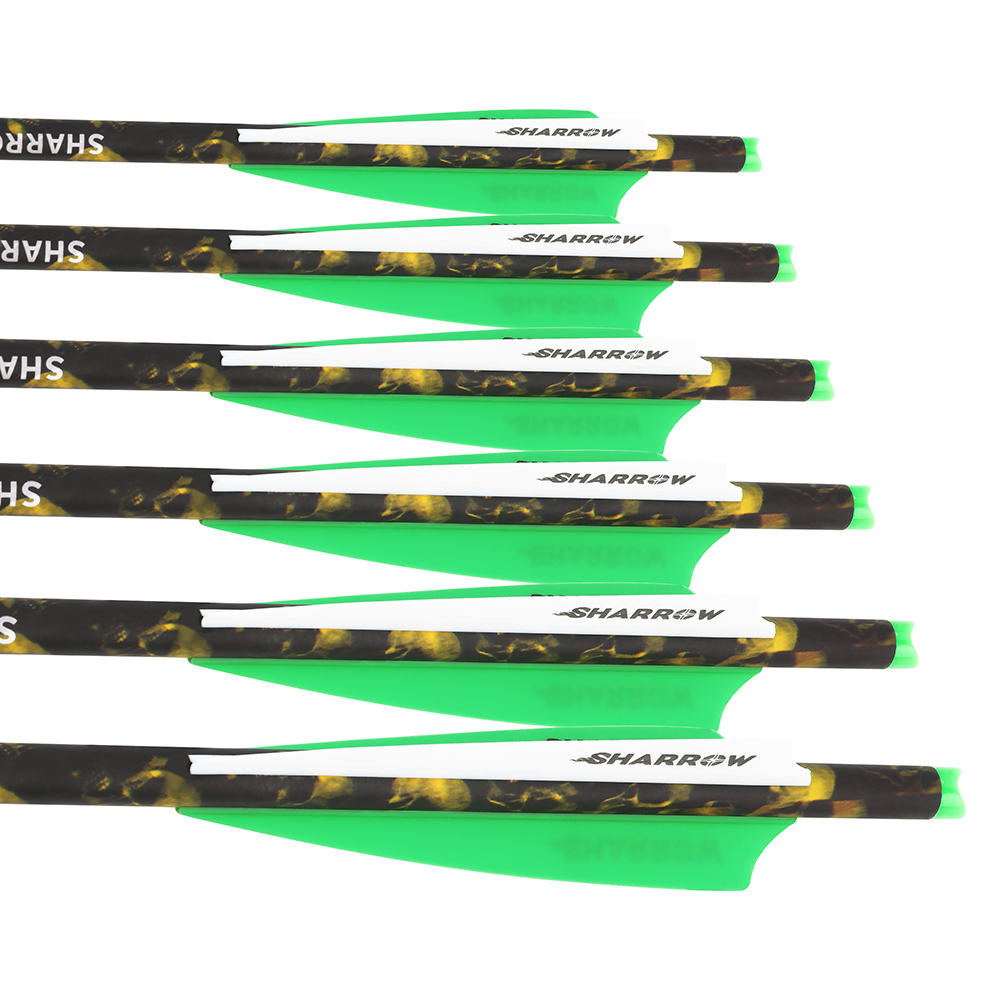 Crossbow Arrows by SHARROW 125 Grains with Shield Feathers