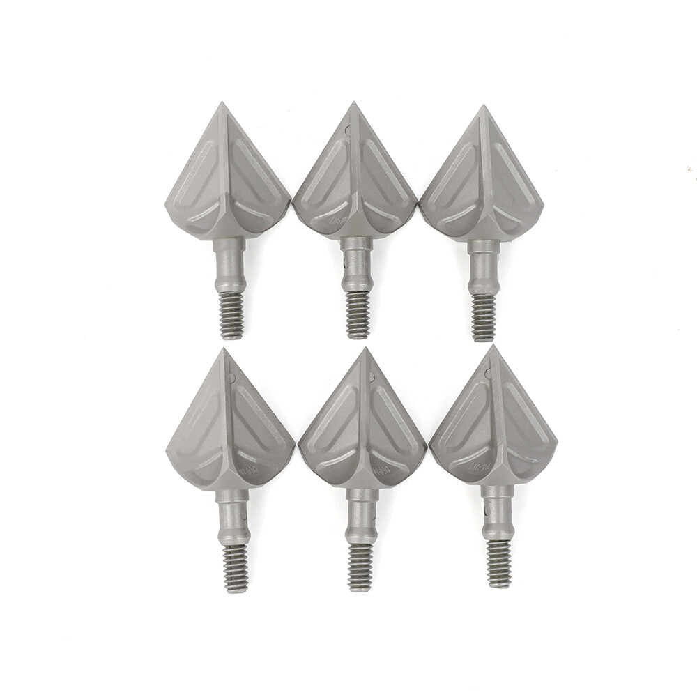 6pcs Archery Arrowhead Stainless Steel 100gr Field Points Bow Hunting Shooting