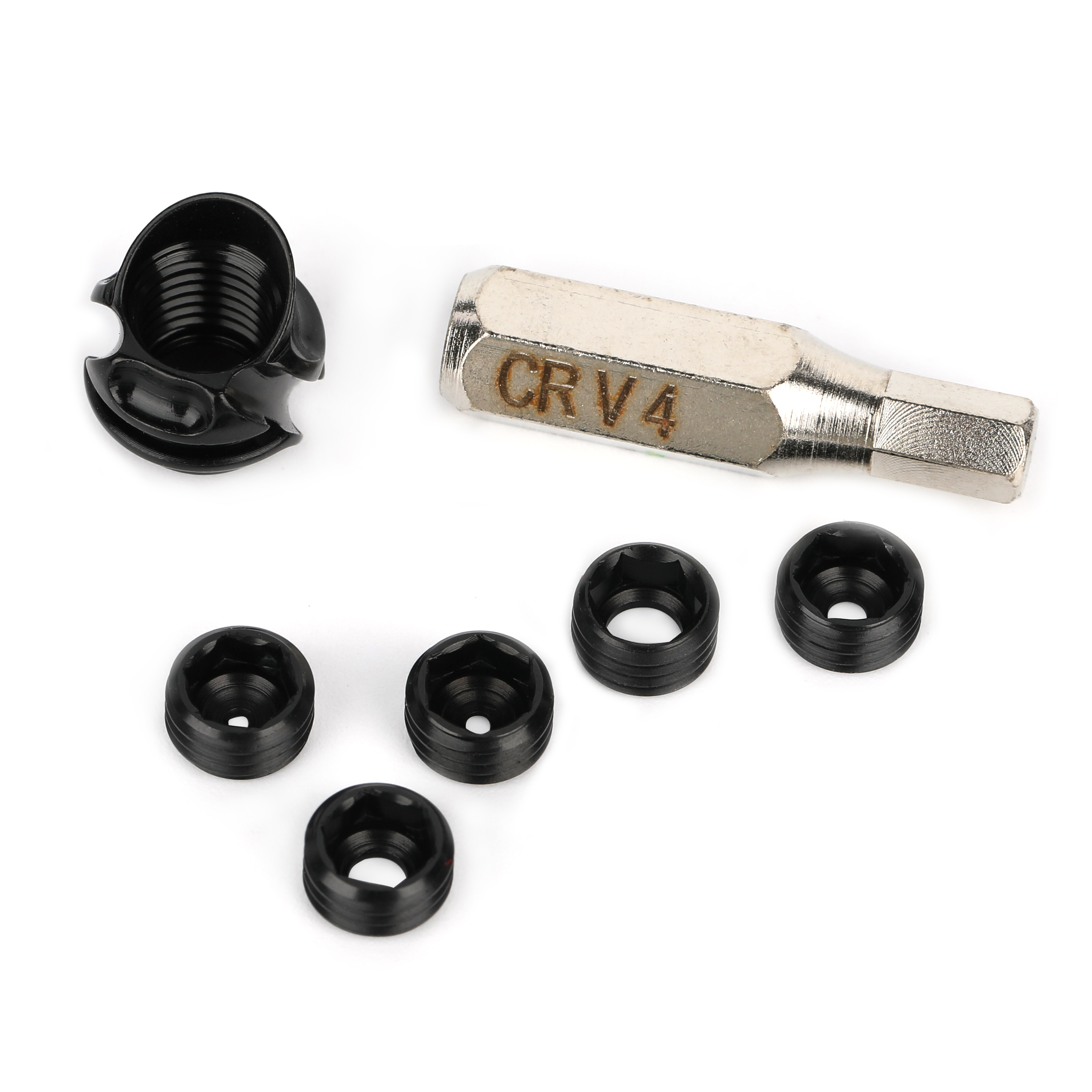 Aluminum Peep Sight Set with Cap 5-in-1 Archery Accessory