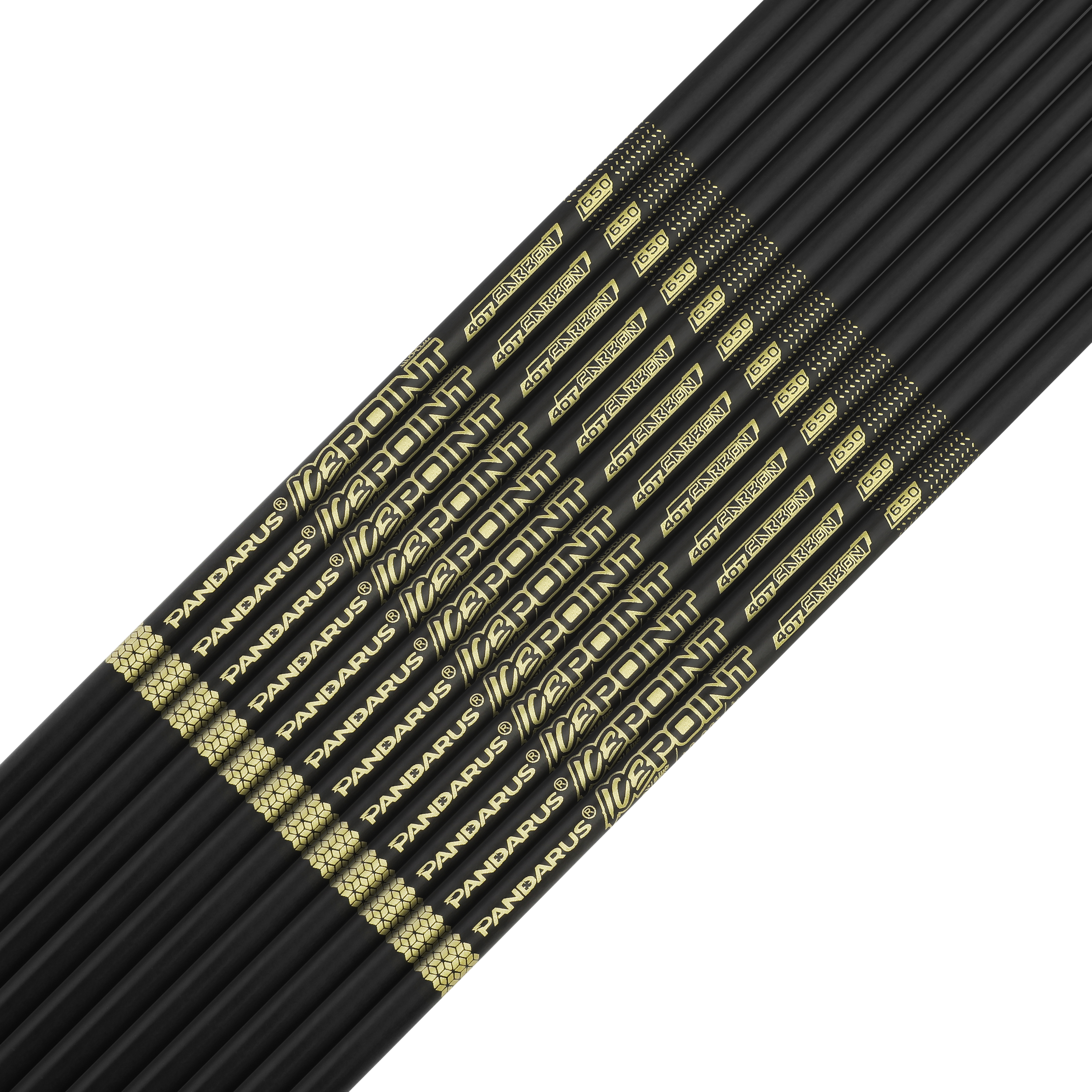 Pan God Ice Point High-Carbon Arrows 12pcs – 32" Spine 350–1000