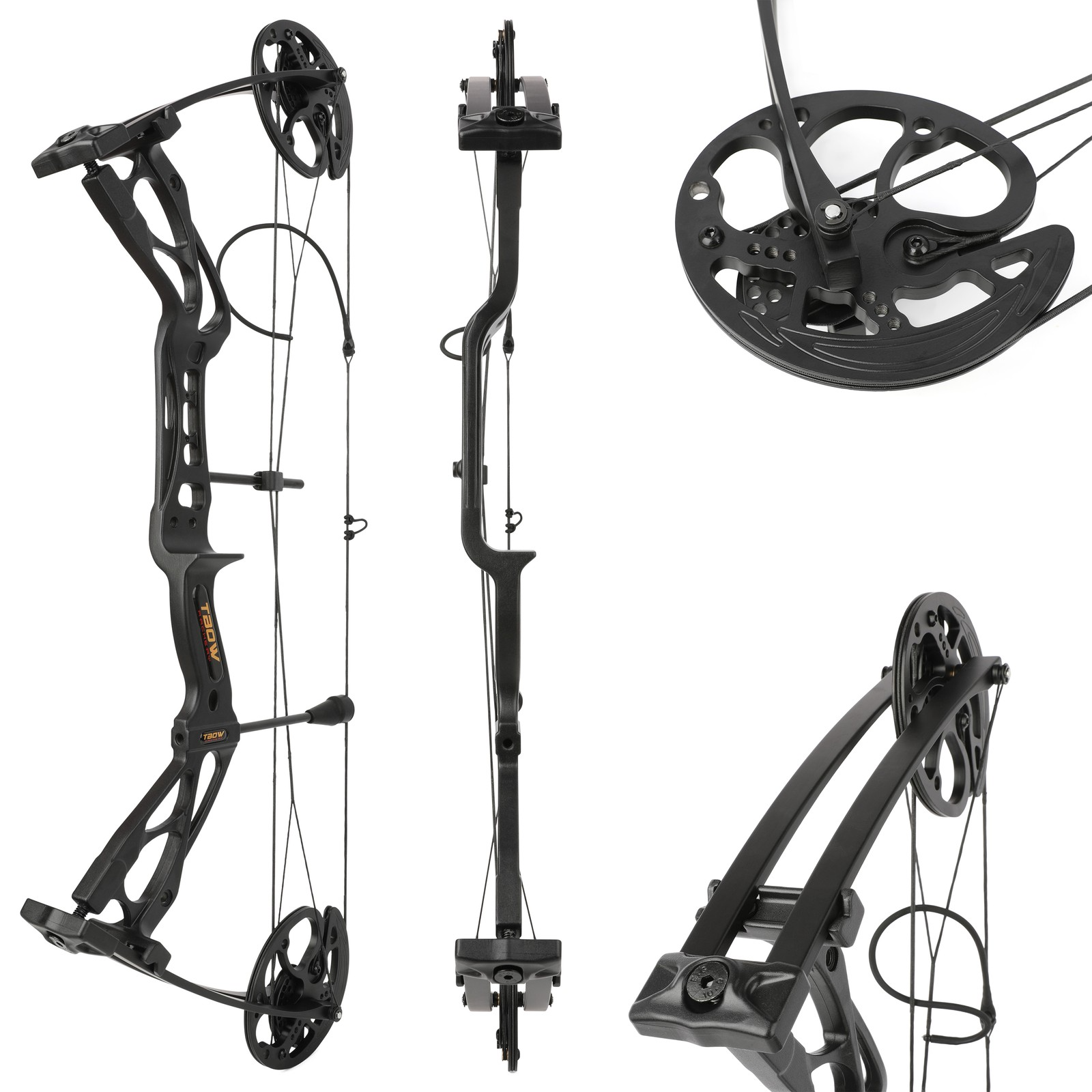 Adjustable Compound Bow 0-70lbs 325fps for Hunting & Target
