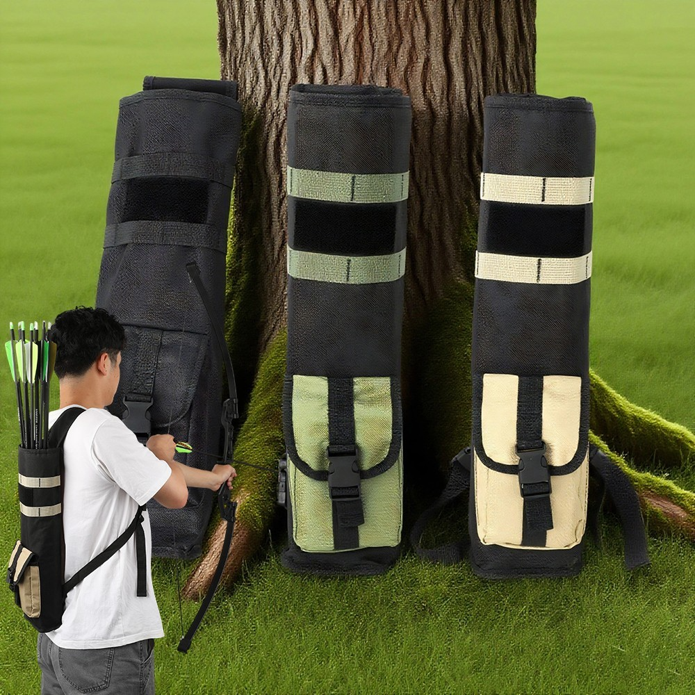 Archery Arrow Quiver PVC Oxford Shoulder Back Quiver