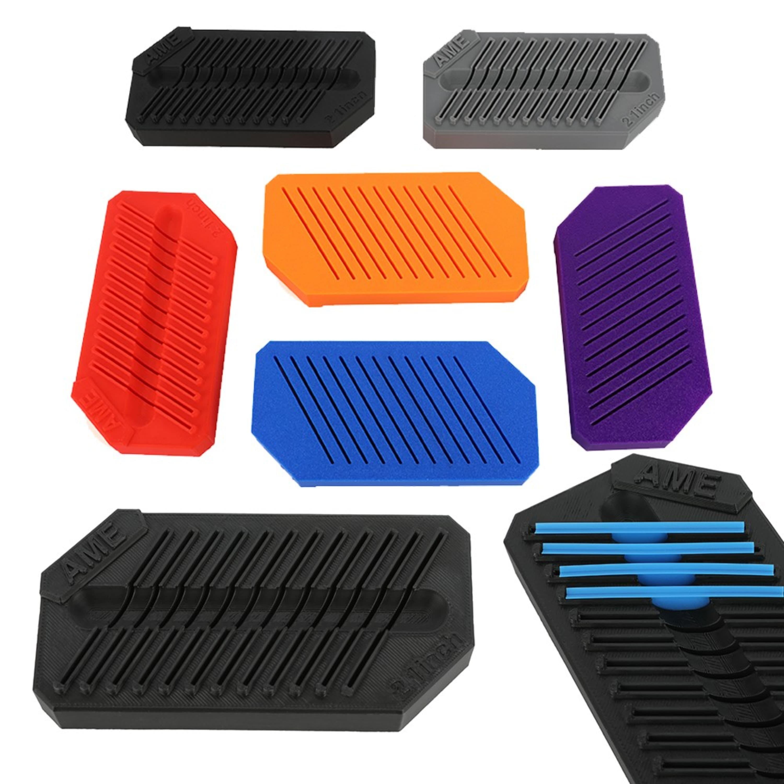 2" Fletching Adhesive Board for Arrow Feather Alignment