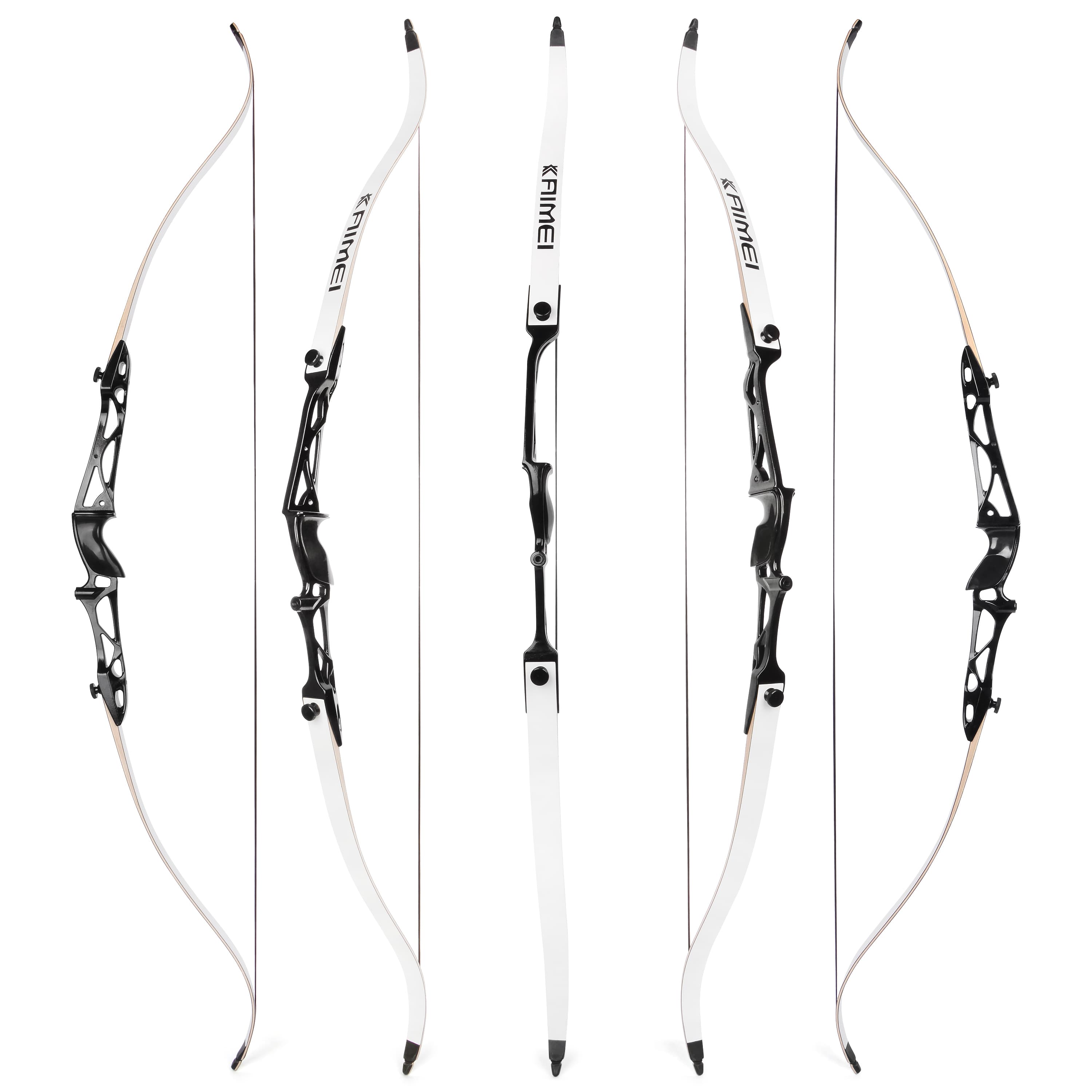 KAIMEI 66" 68" 70" Recurve Bow Takedown Bow 12-40# @28"