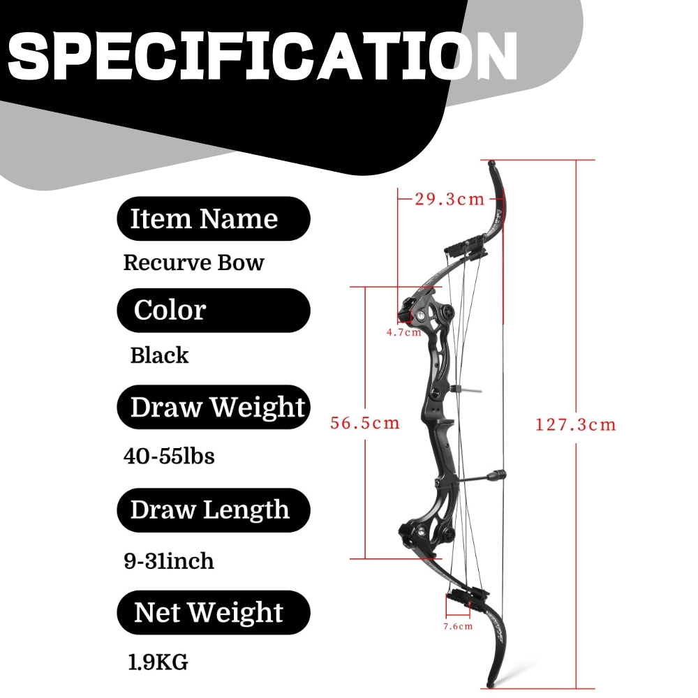 F164 Recurve Bow Hunting Fishing 320FPS Compound Archery Shooting