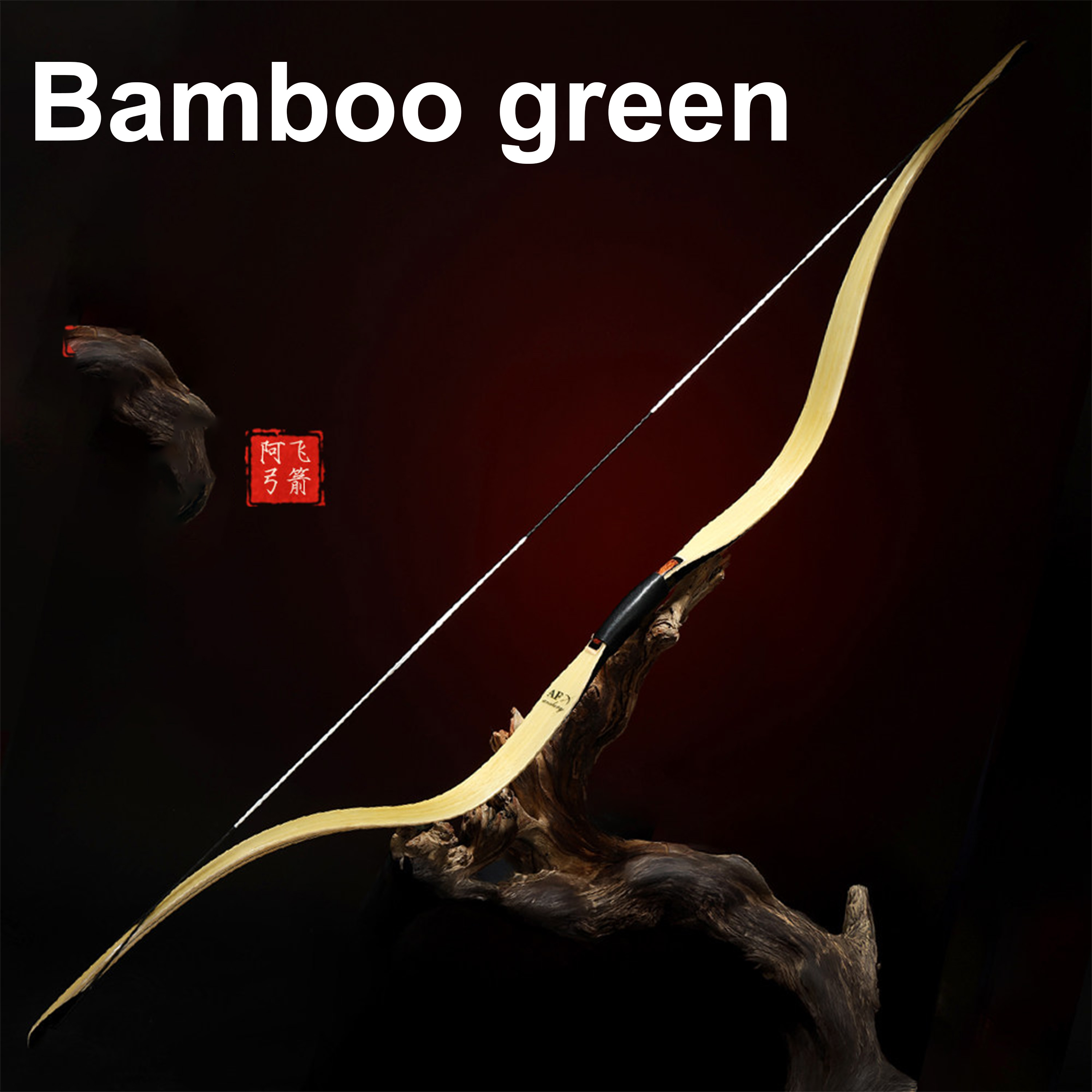 AF ZhuRan Traditional Recurve Longbow Archery 20-50LBS