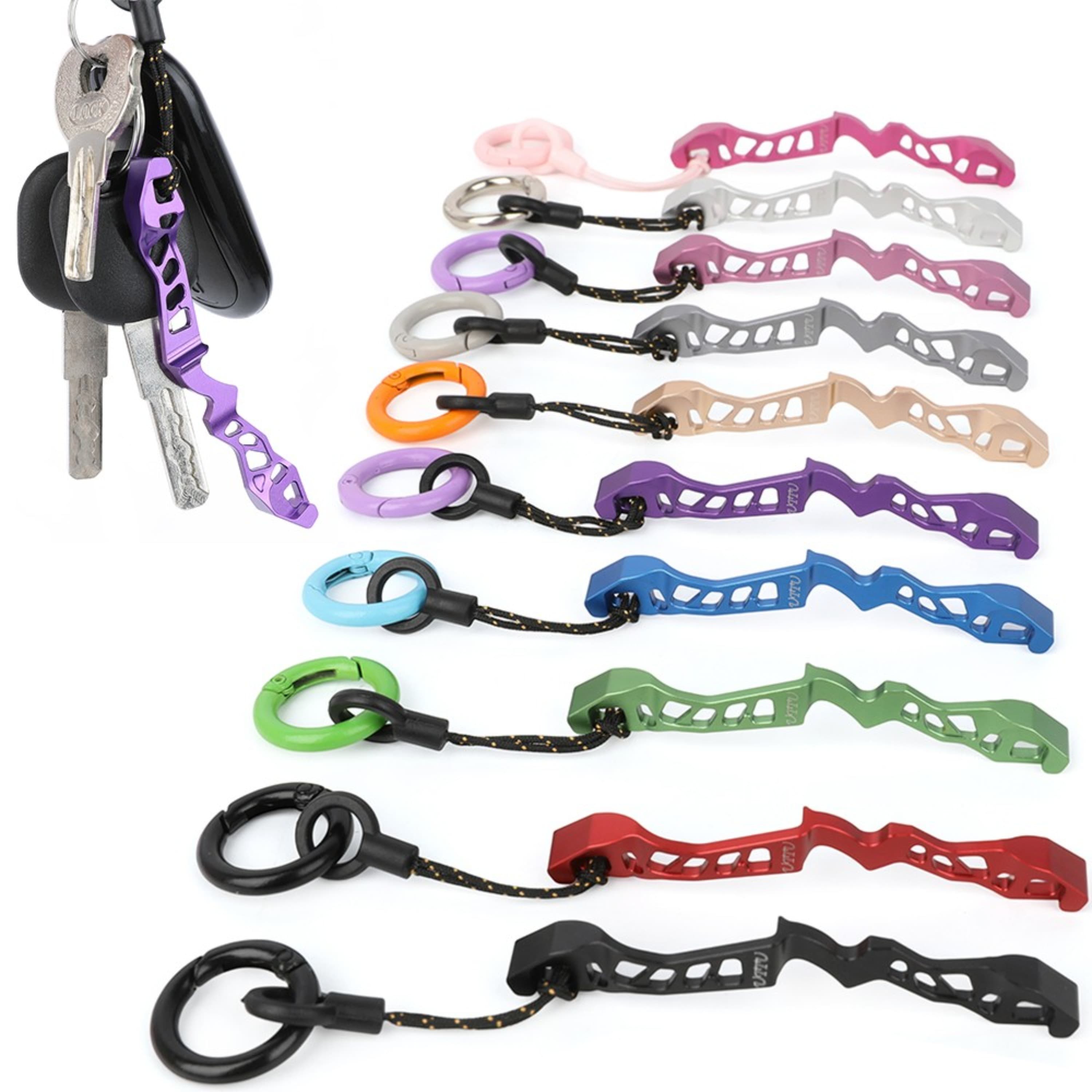 Aluminum Alloy Recurve Bow Riser Keyring Archery Gift