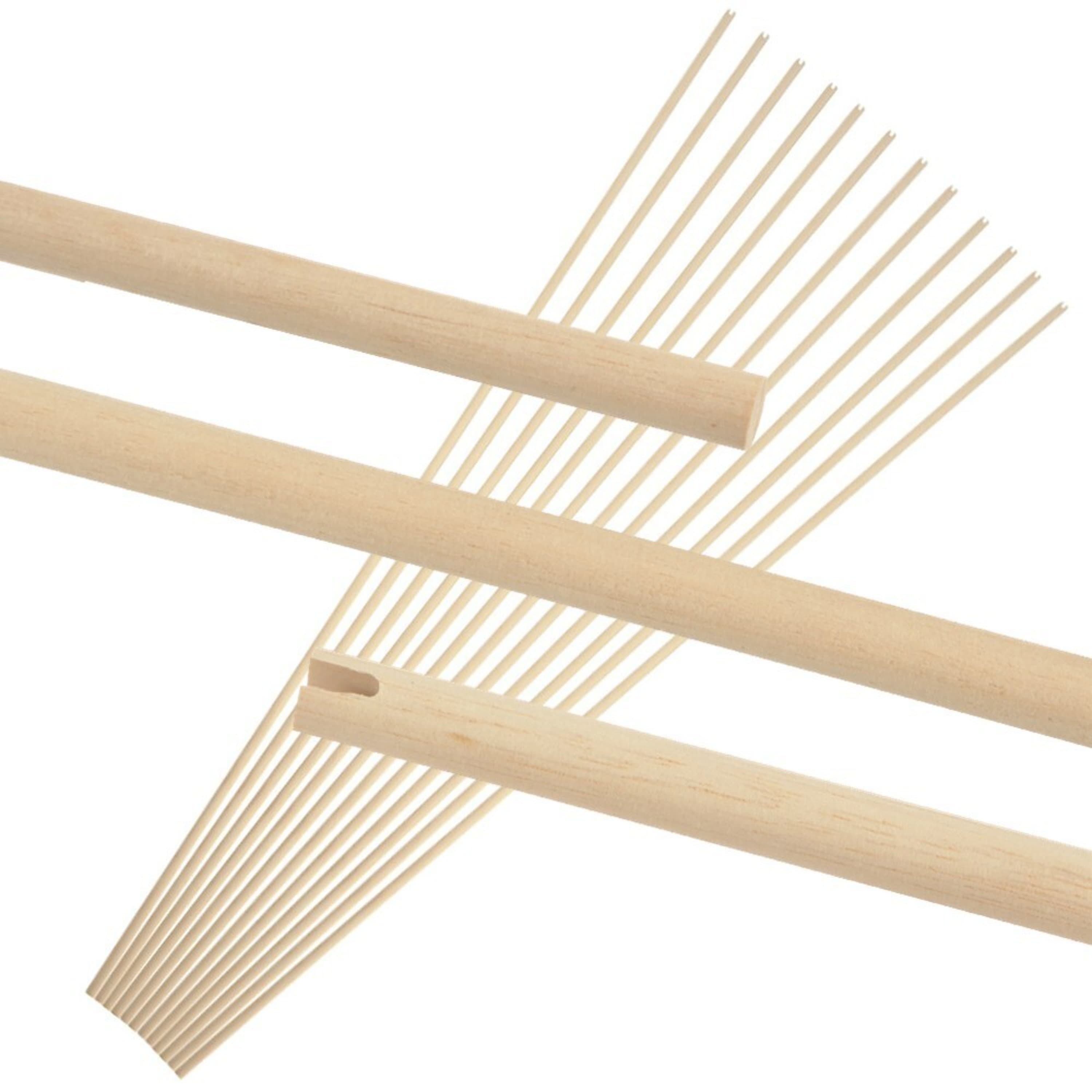 SHARROW Wooden Arrow Shafts Handcrafted Bare Shafts for DIY Archery（12 Pack）