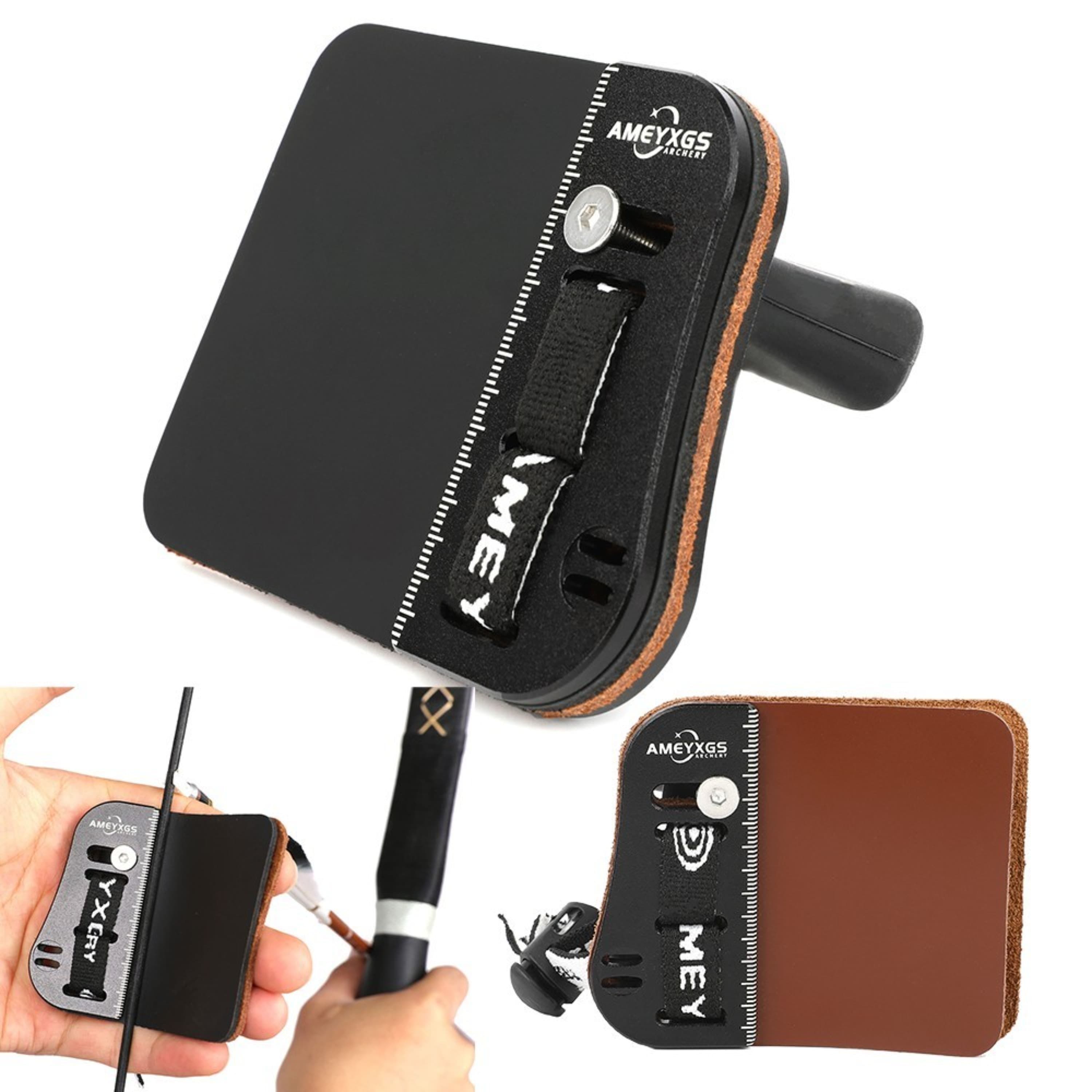 Archery AH5 Finger Guard Leather Protect Gear Tab