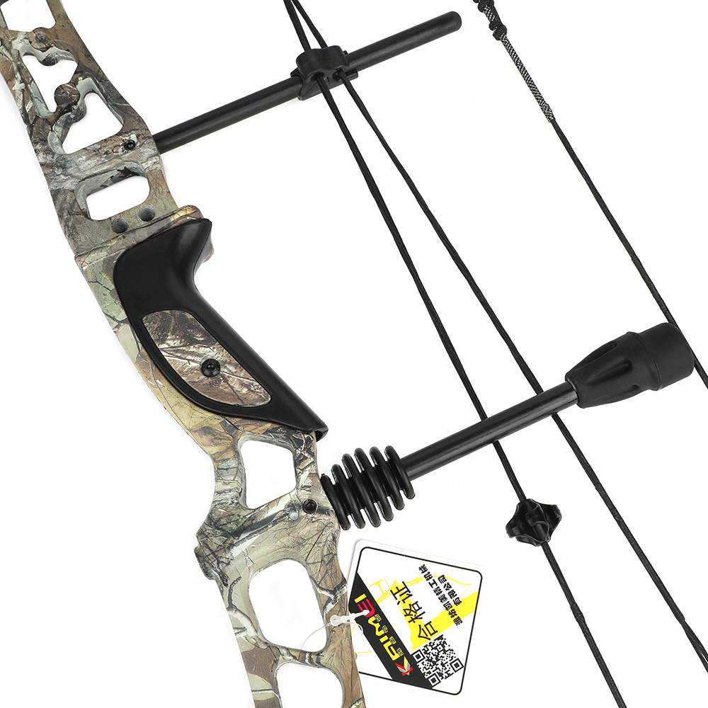 Kaimei Qin 35-70lb White Compound Bow Set 320FPS