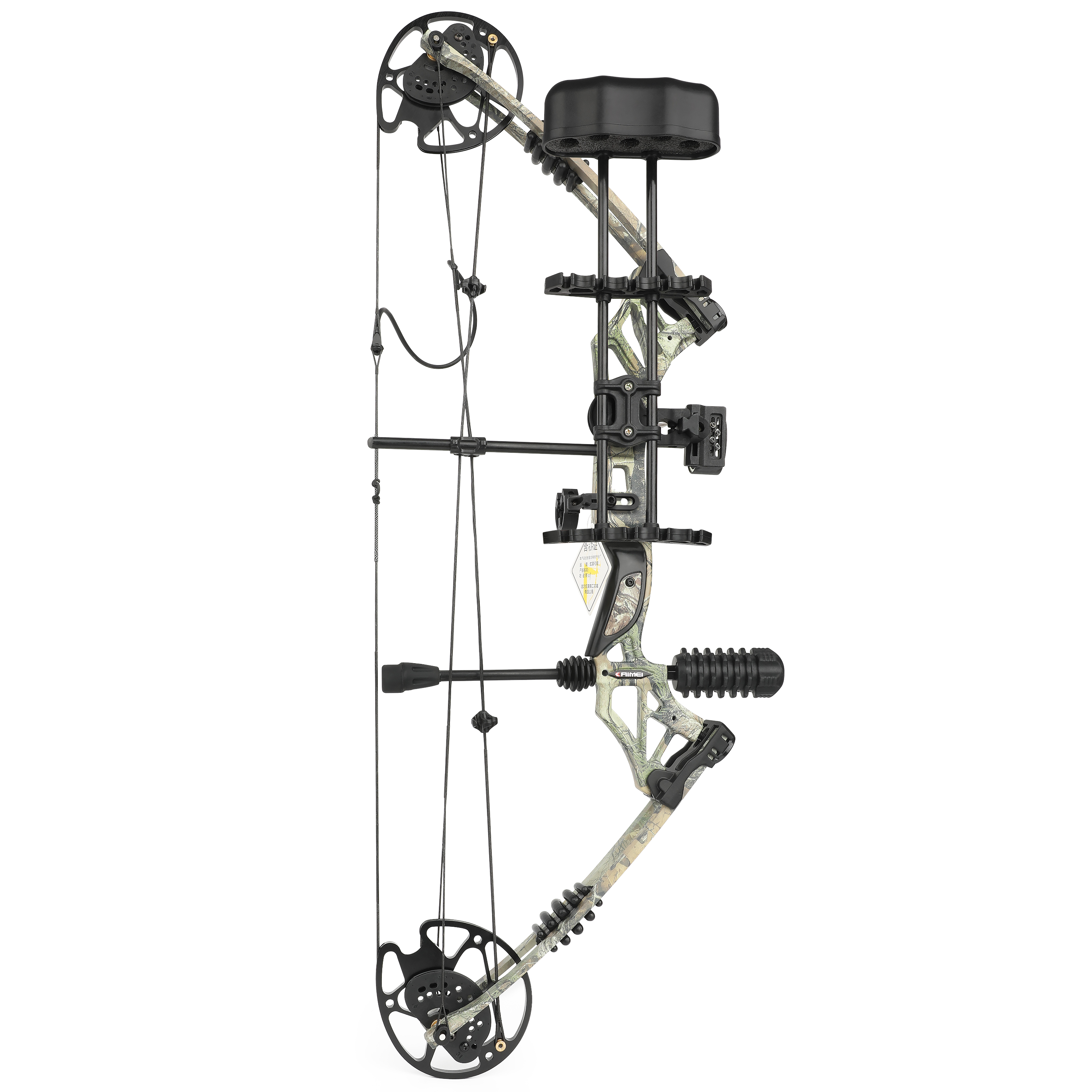 Kaimei Han Compound Bow 30-60lb Red Camo Set