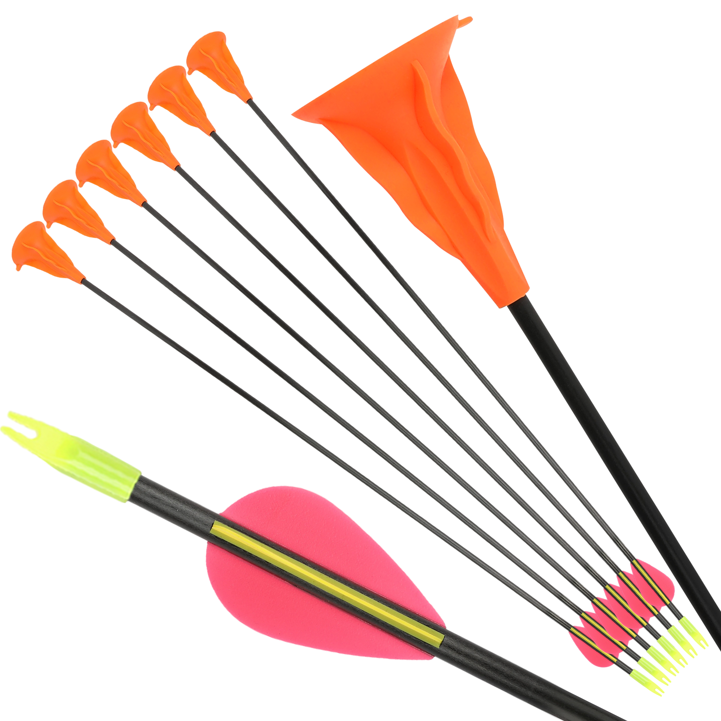 Children's Suction Cup Arrows Safe Rubber Tip 12-Pack
