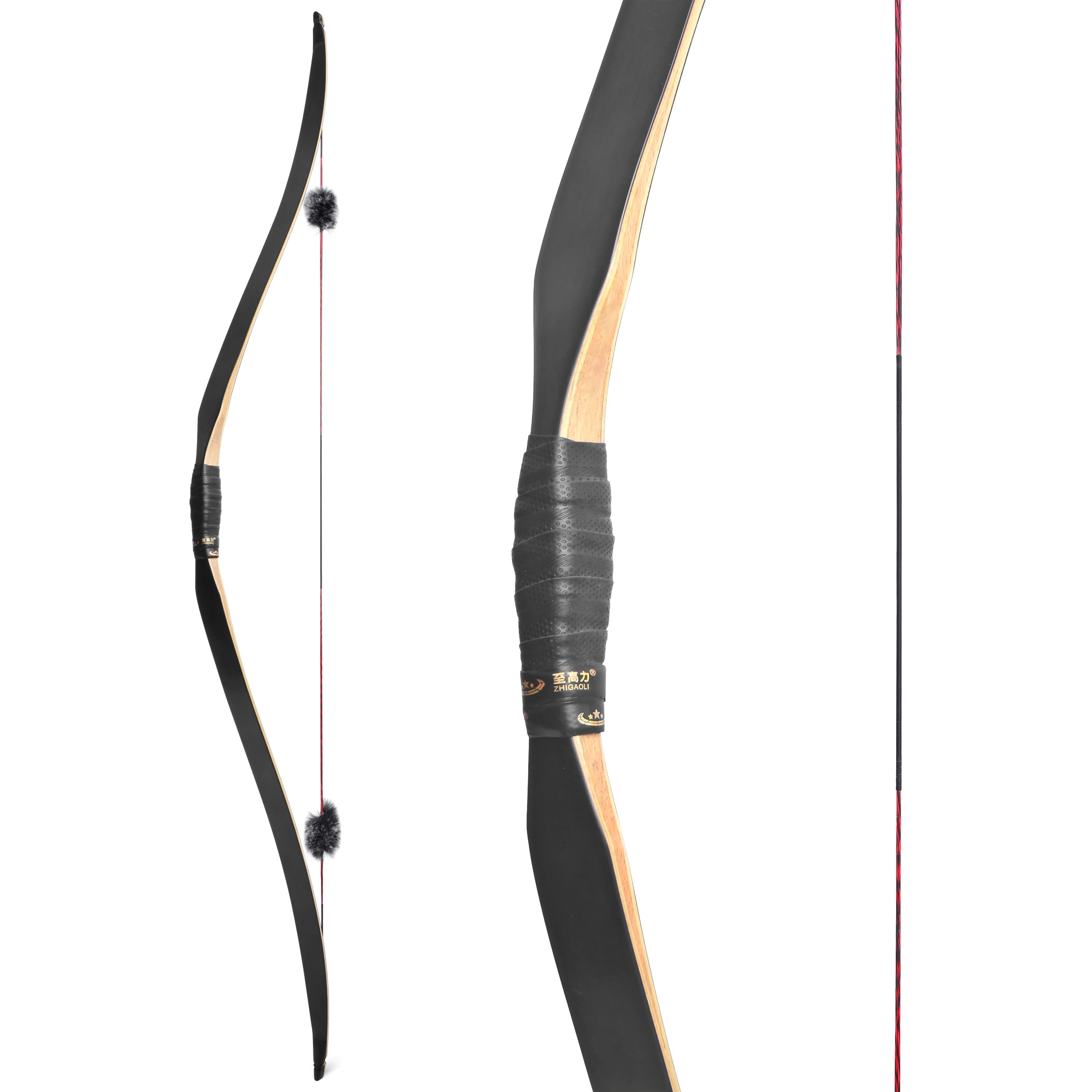 Traditional Triangle Longbow 15-50lbs Archery Handmade 58 inch