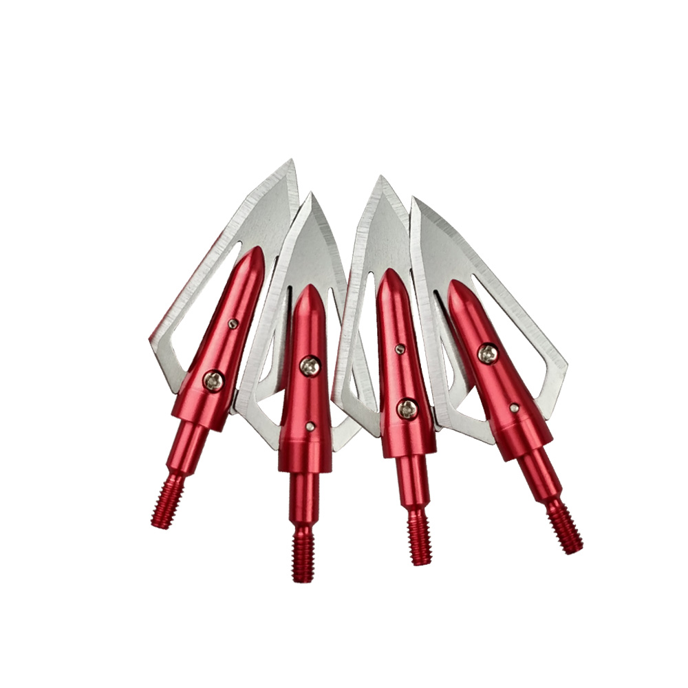 Bone Crusher Arrowheads  100 Grains (6.5g) Red