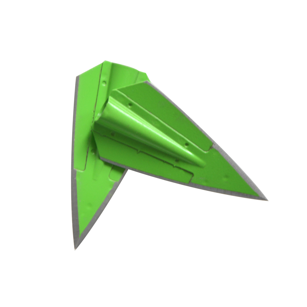 Green Broadhead Blade Arrow Tips - 6pcs, 115gr