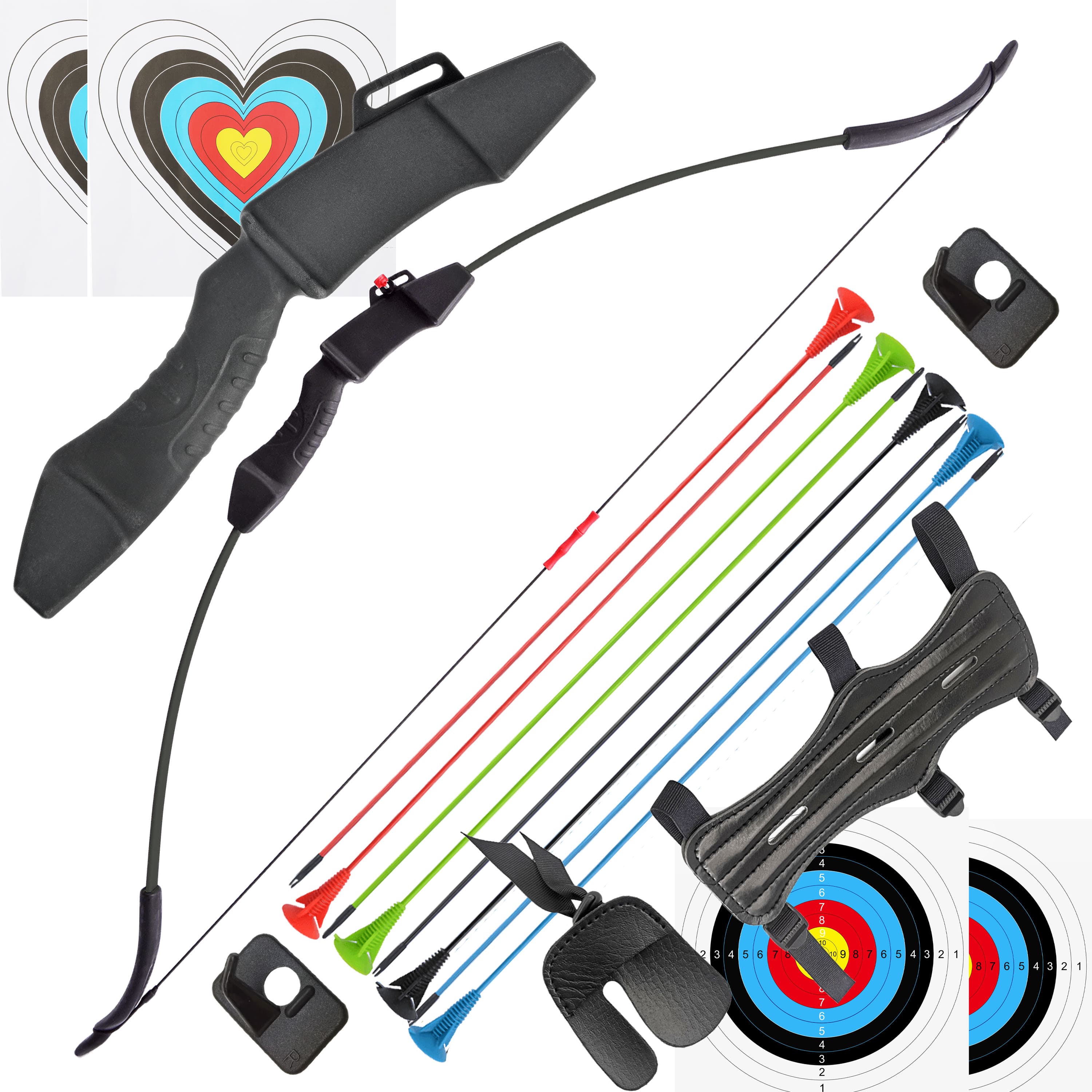 Children Archery Recurve Bow Practice Training Target 8-15lbs