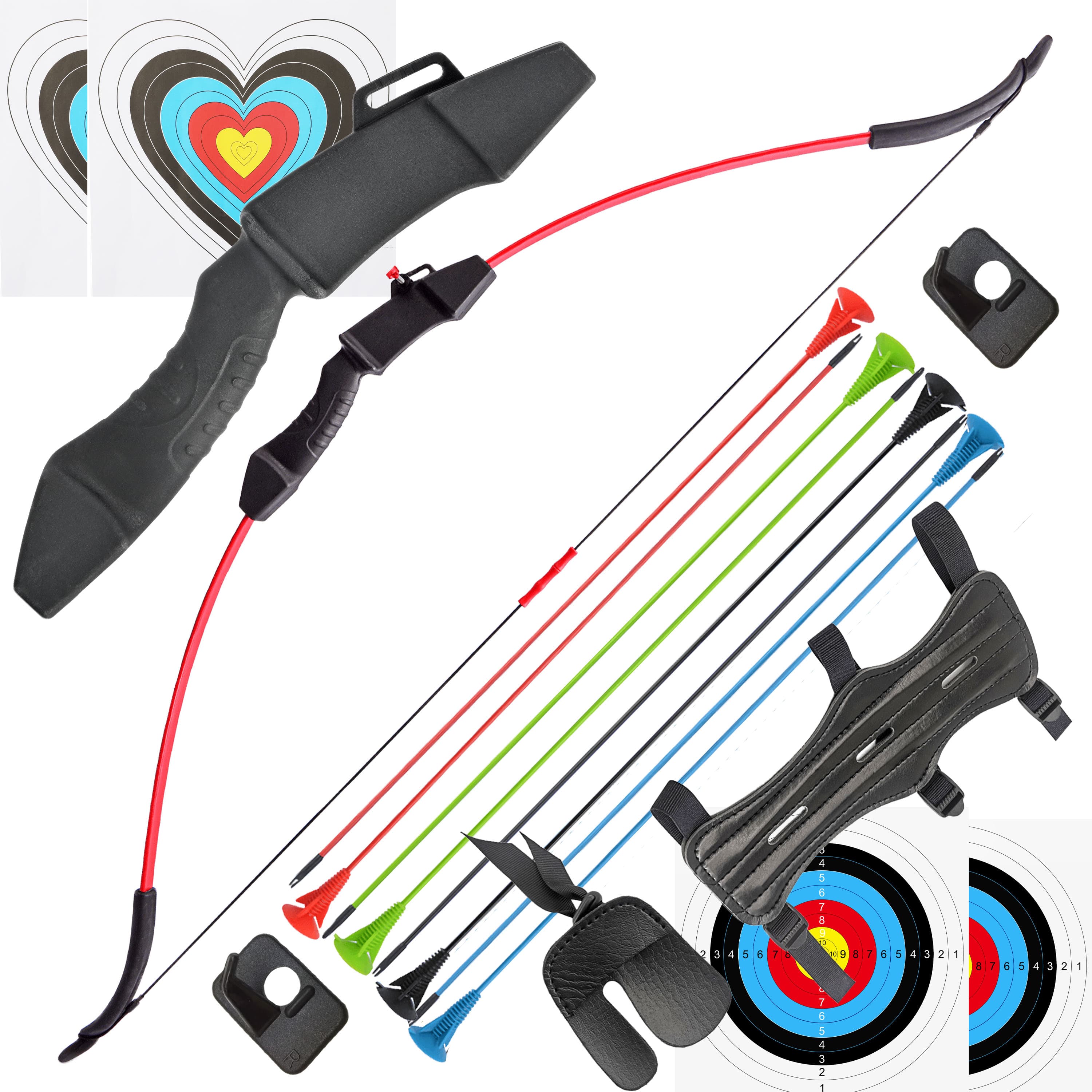 Children Archery Recurve Bow Practice Training Target 8-15lbs