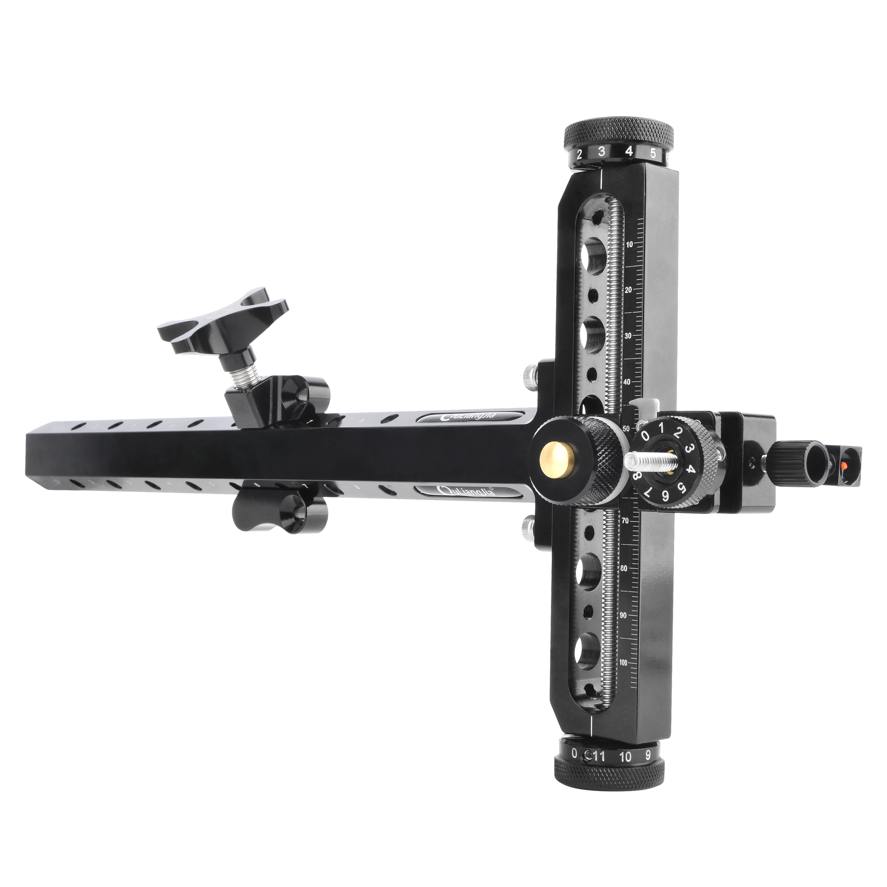 AKT-QT517B 9" Precision Recurve Bow Sight – CNC Aluminum