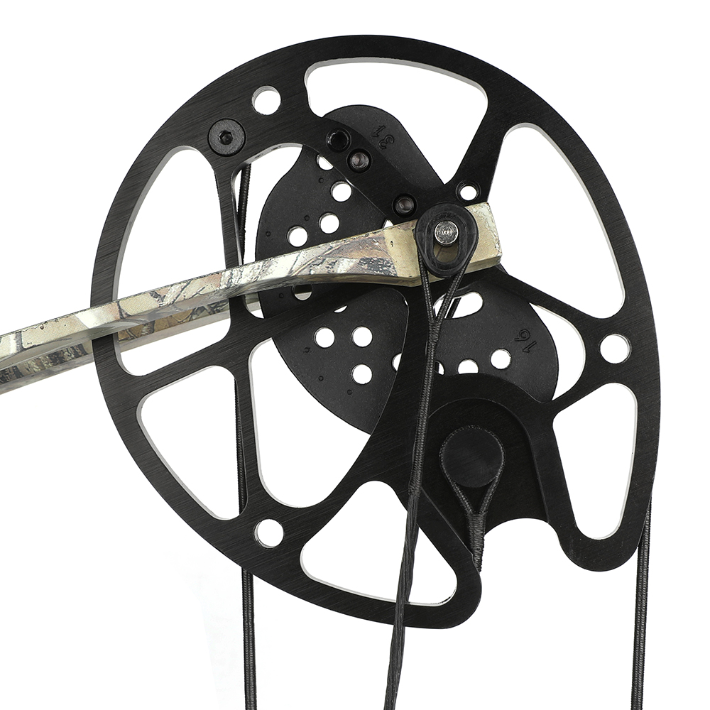 Kaimei Qin 35-70lb White Compound Bow Set 320FPS