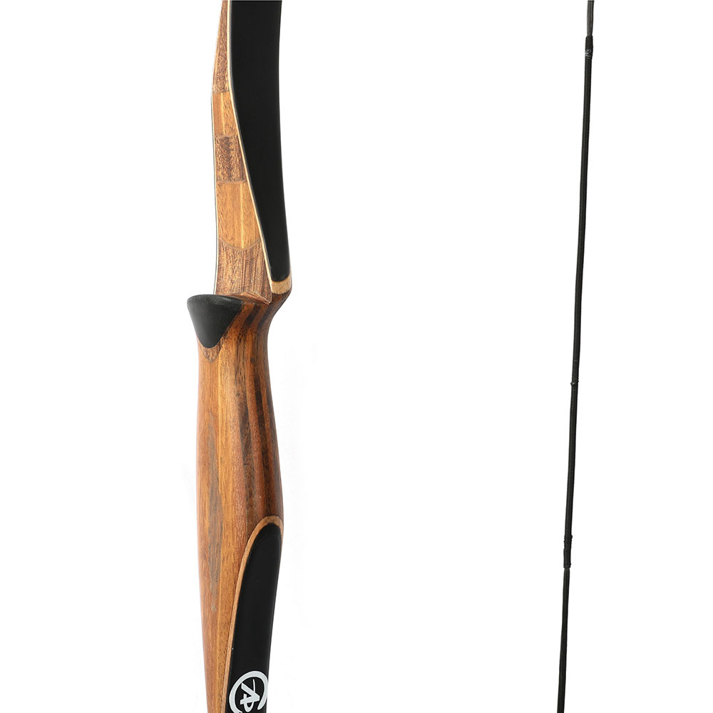 54" One-Piece Wooden Longbow 10-35lbs Classic Traditional Bow