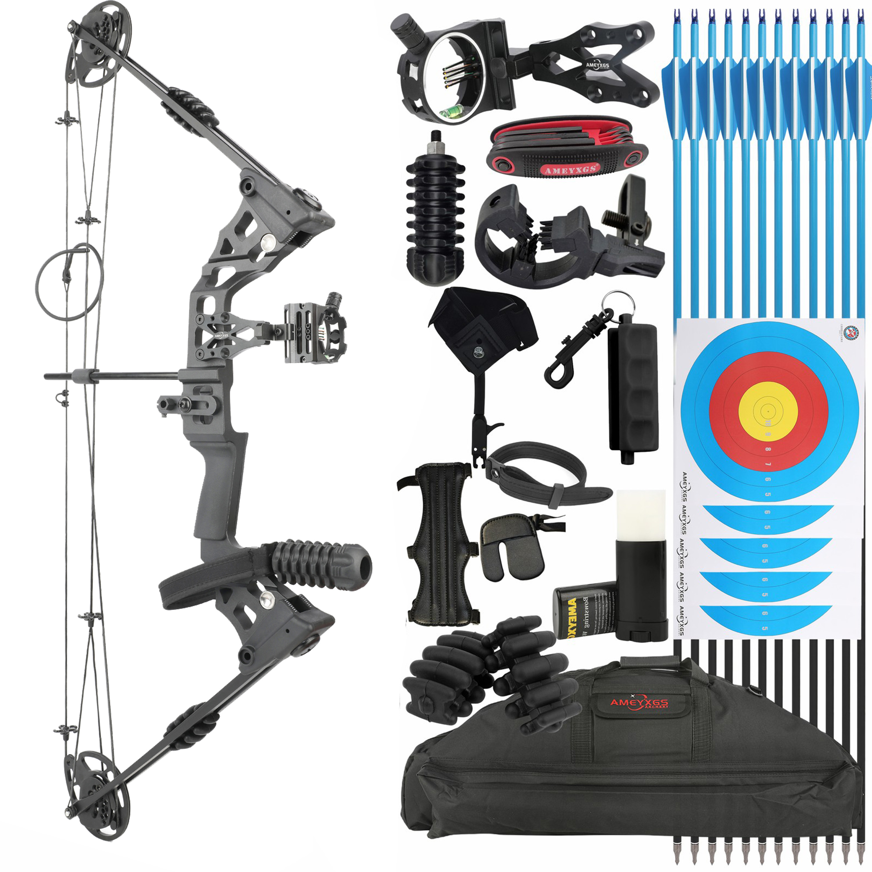 Junxing Dragon X8 Compound Bow 20-70 lbs Right Hand 
