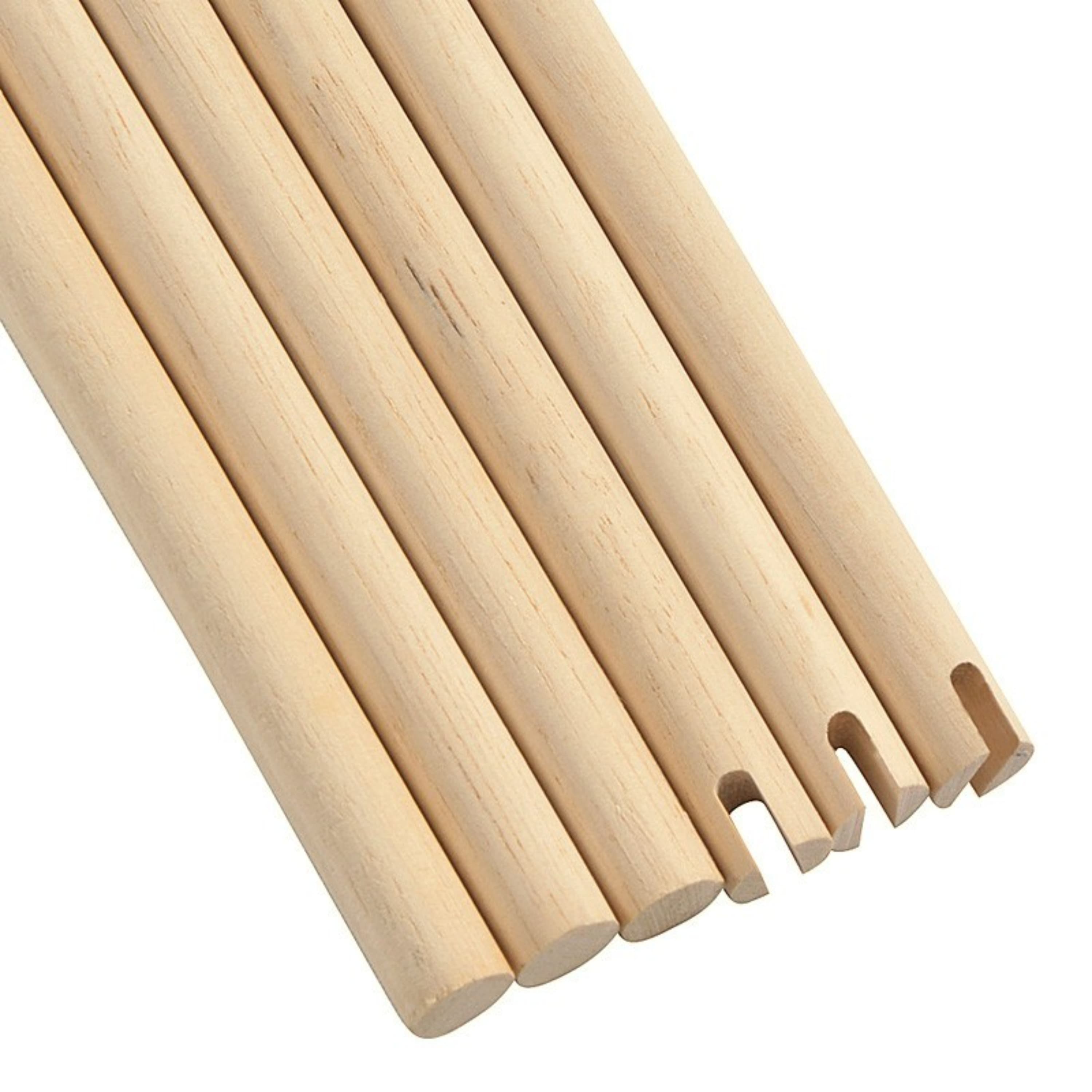 SHARROW Wooden Arrow Shafts Handcrafted Bare Shafts for DIY Archery（12 Pack）