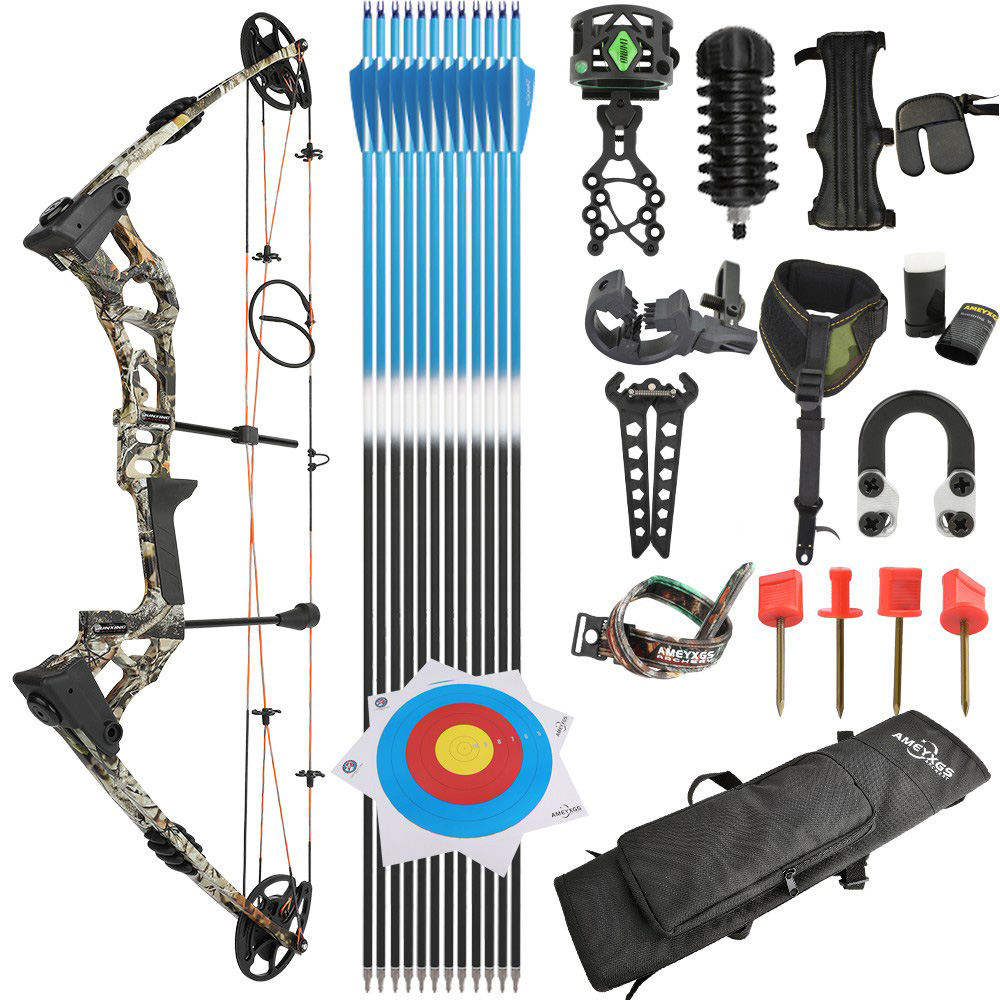 M121A Archery Compound Bow Set 0-70lbs RH Hunting