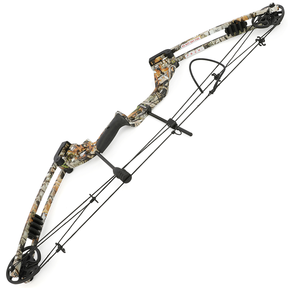 Archery Camouflage Compound Bow Set 0-70lbs Right Hand Hunting