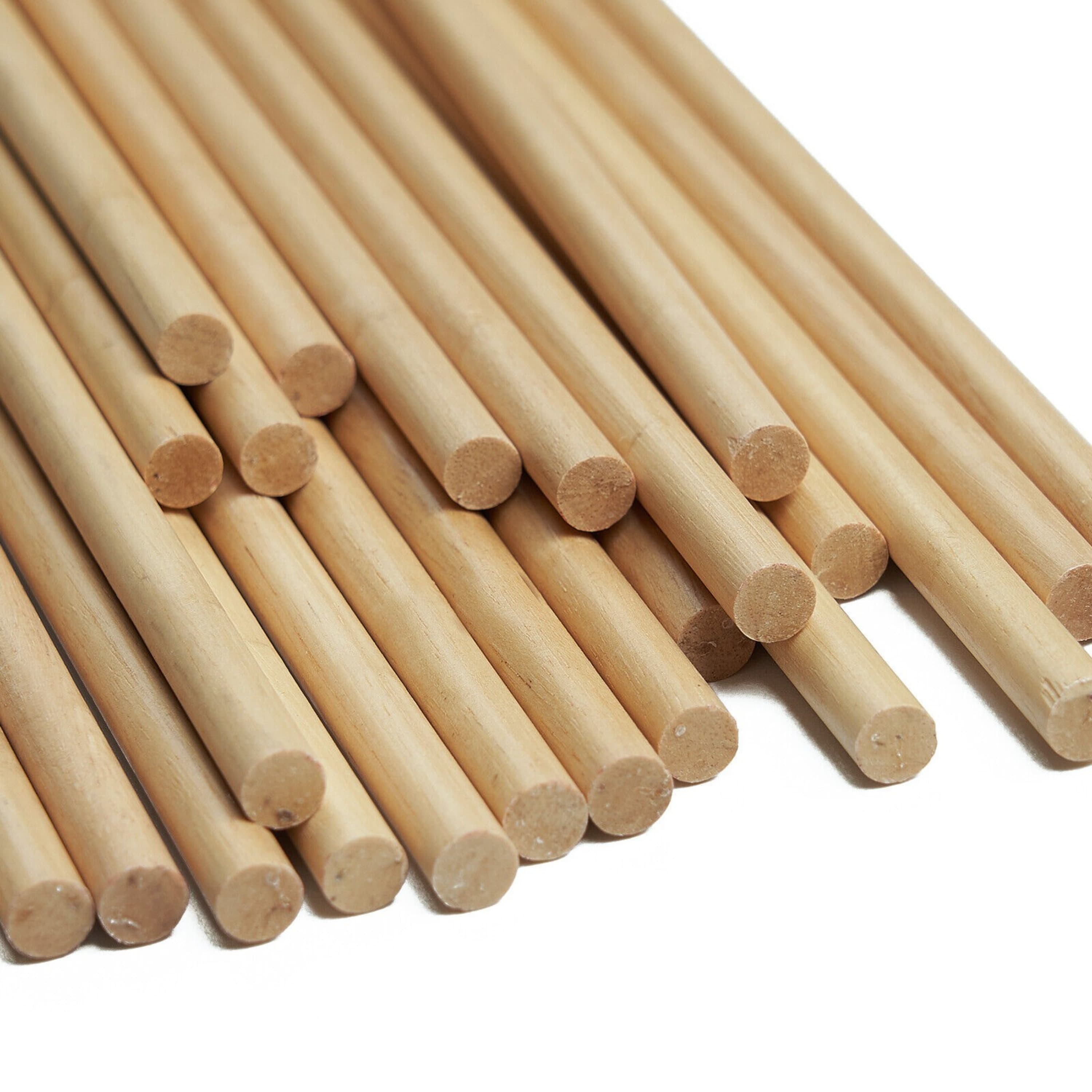 SHARROW Wooden Arrow Shafts Handcrafted Bare Shafts for DIY Archery（12 Pack）