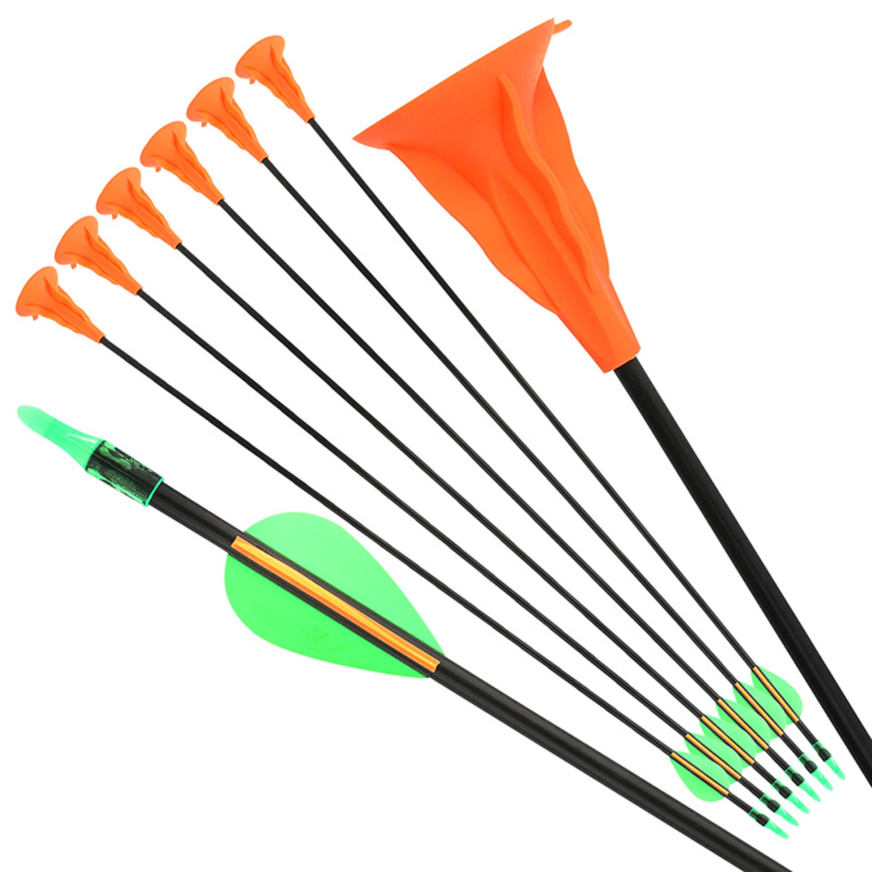 Children's Suction Cup Arrows Safe Rubber Tip 12-Pack