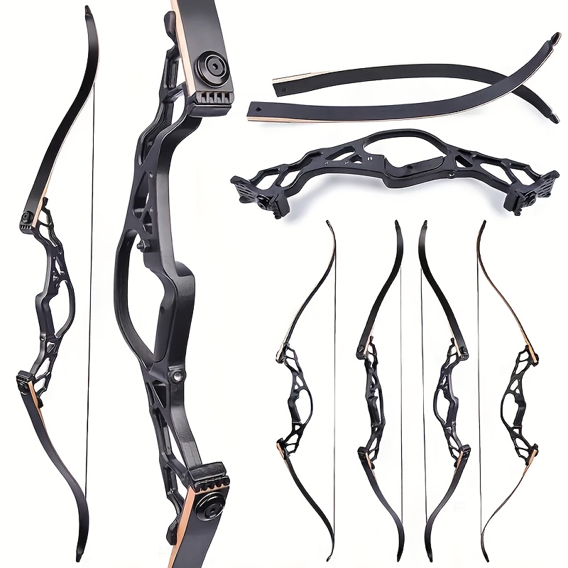 Recurve Bow Set – Black, Adjustable 40-60lb